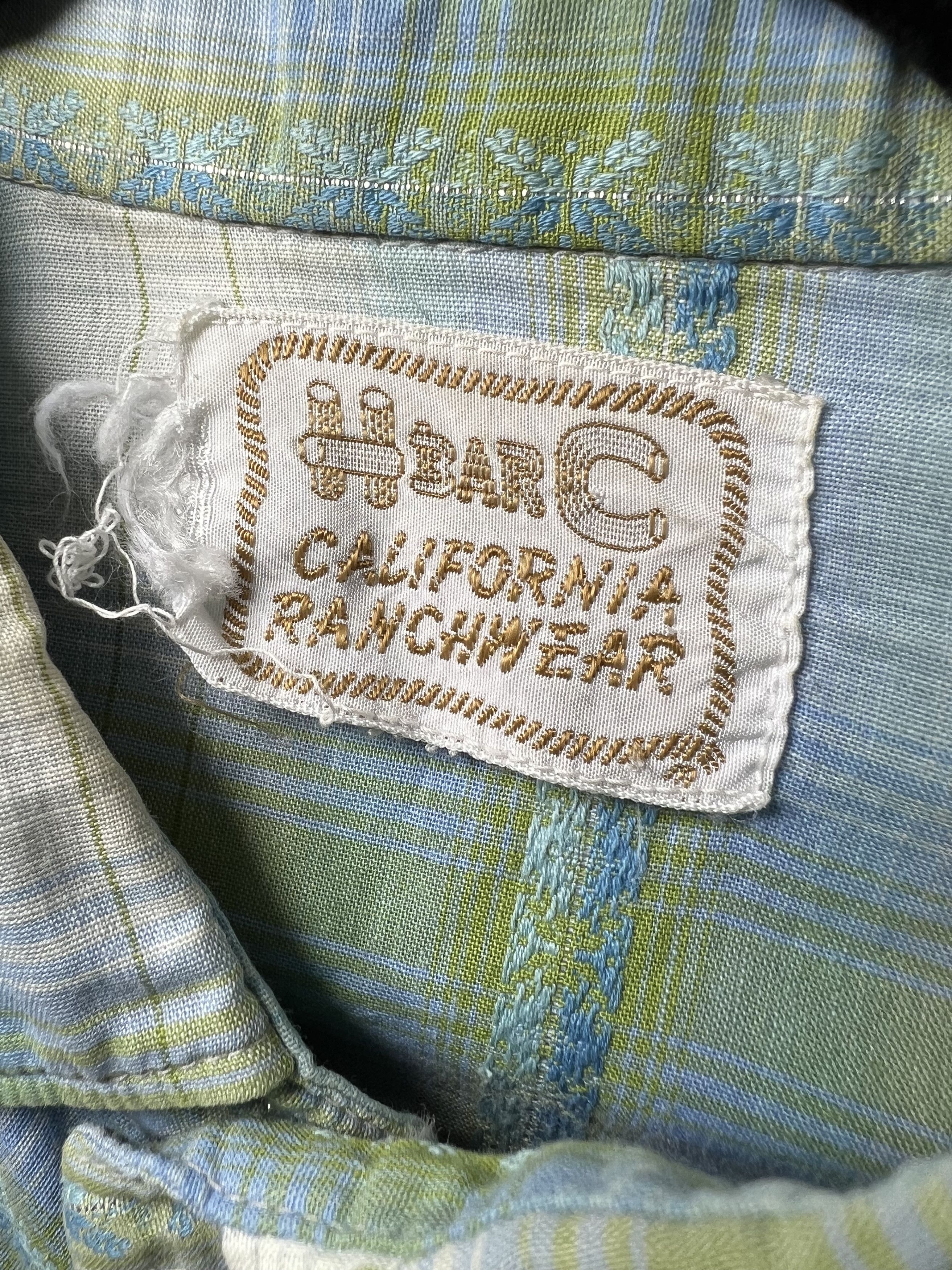 Vintage Vintage 50's-60's HBarC California Ranchwear Pearl Snap Size US S / EU 44-46 / 1 - 5 Thumbnail