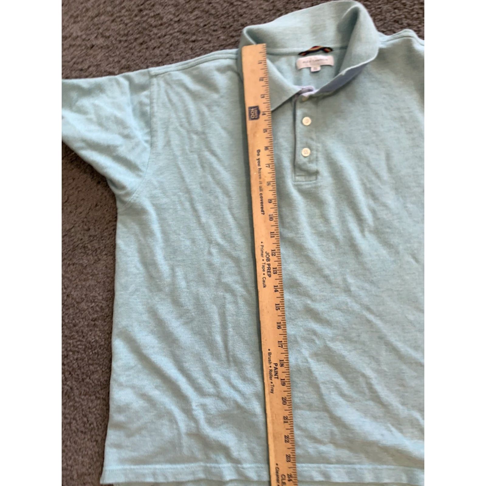 Vintage VINTAGE Alex Cannon Polo Shirt Men Solid Blue Cotton Short Sleeve XL Regular EUC Size US L / EU 52-54 / 3 - 5 Thumbnail