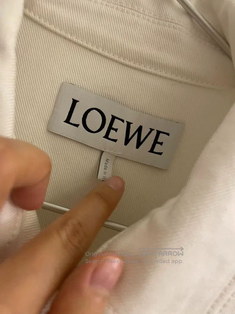 Loewe Loewe Classic Collar Button Cotton Loose Jacket Size XS / US 0-2 / IT 36-38 - 5 Thumbnail