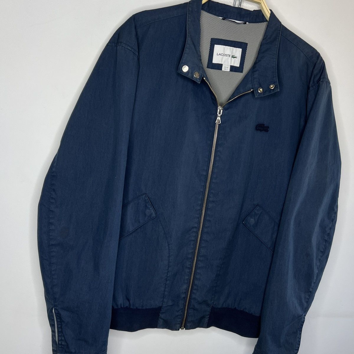 Lacoste × Vintage 00s Lacoste Vintage Y2K Retro Jacket Size US L / EU 52-54 / 3 - 3 Thumbnail