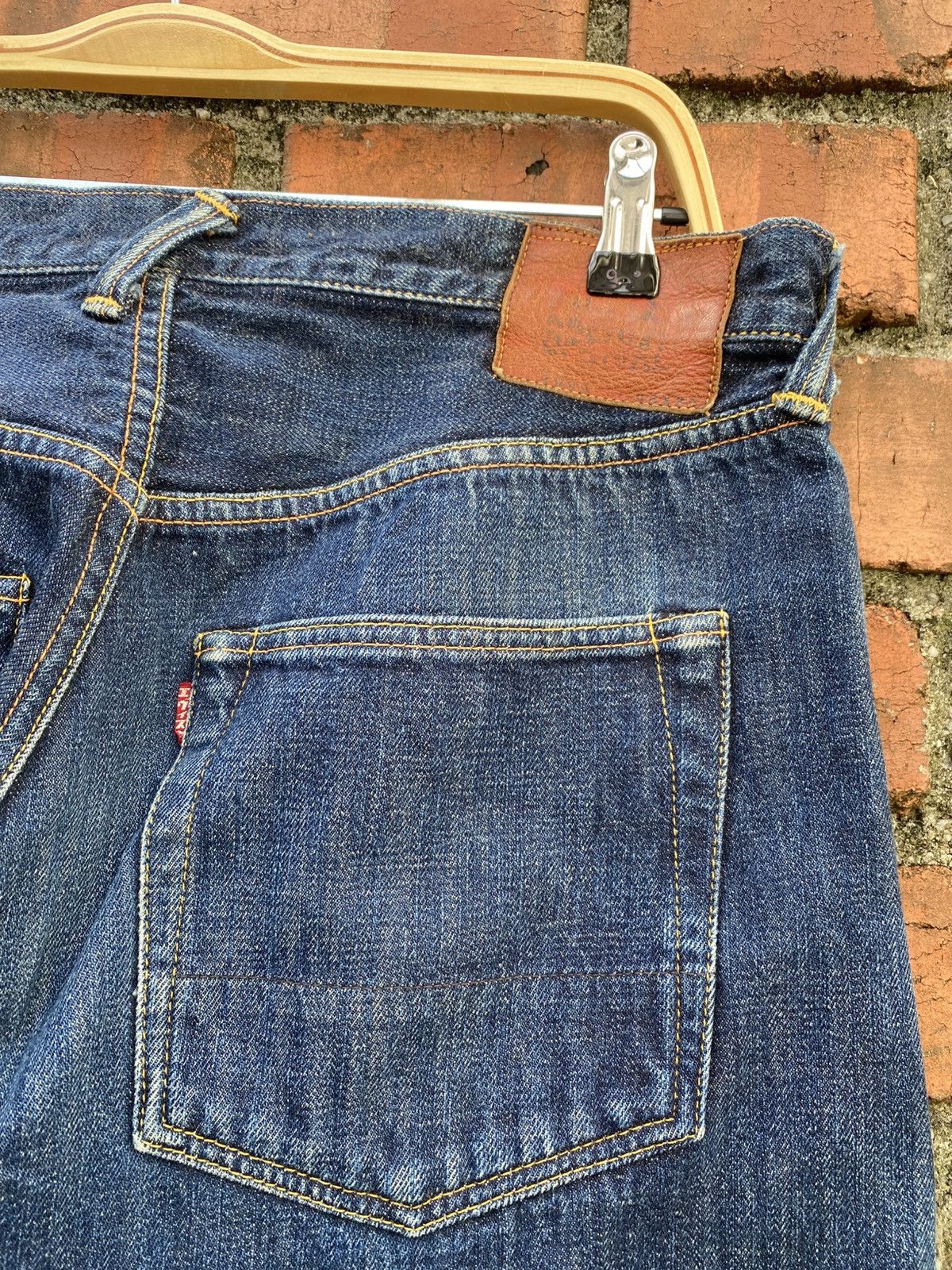 Japanese Brand W34x30 Vintage evisu yamane redline made in JAPAN Size US 34 / EU 50 - 5 Thumbnail