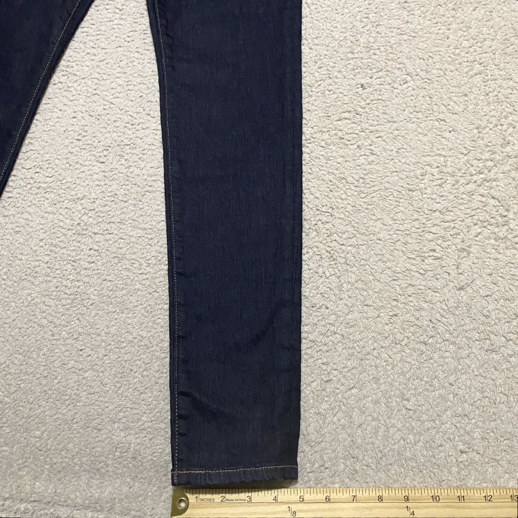 Vintage AG Adriano Goldschmied Jeans Womens 28 Blue Denim Mila Super High Rise Skinny Jeans" Size 27" / US 4 / IT 40 - 5 Thumbnail