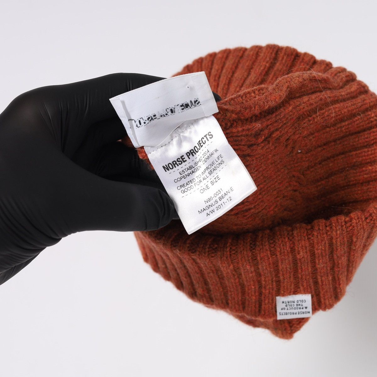 Norse Projects Norse Projects Magnus Beanie Hat aw11-12 Cable Wool Size ONE SIZE - 5 Thumbnail