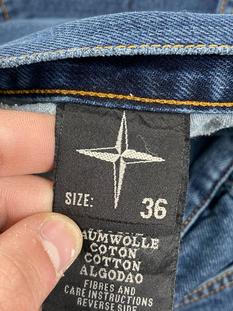 Stone Island Vintage Stone Island Denim Jeans 90s Men Size 36 Blue Size US 36 / EU 52 - 8 Thumbnail