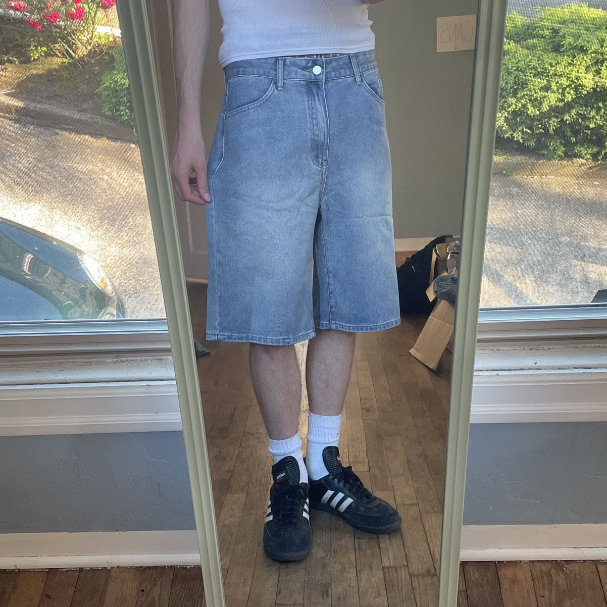 Pre-owned Supreme X Vintage Baggy Faded Jorts In Blue