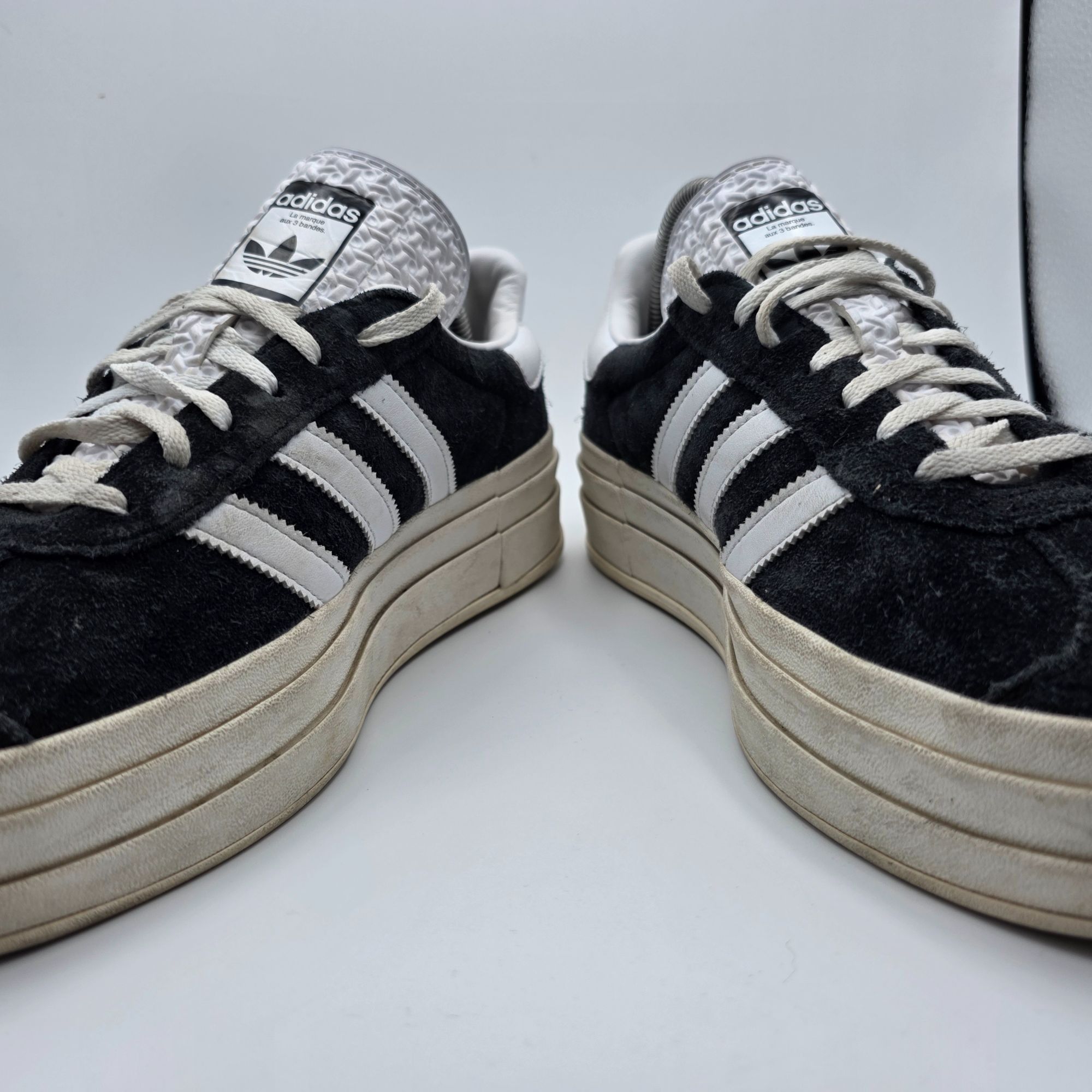 Adidas Adidas Gazelle Bold Womens Size 9.5 Black White Platform Sne Size US 9.5 / IT 39.5 - 3 Thumbnail