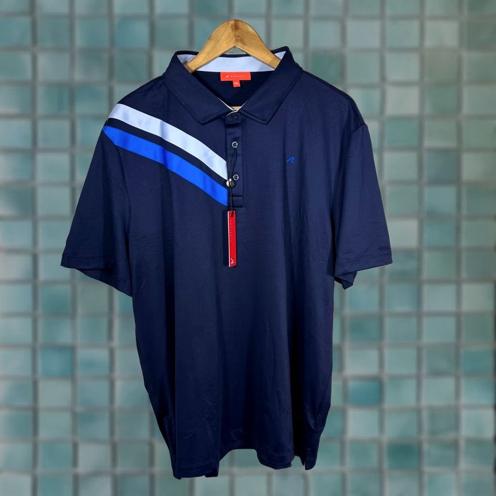 Vintage REDVANLY Westin Polo Shirt Midnight Navy Blue 2XL NEW Polo Shirt Athletic Golf Casual Mens Size US XXL / EU 58 / 5 - 1 Thumbnail