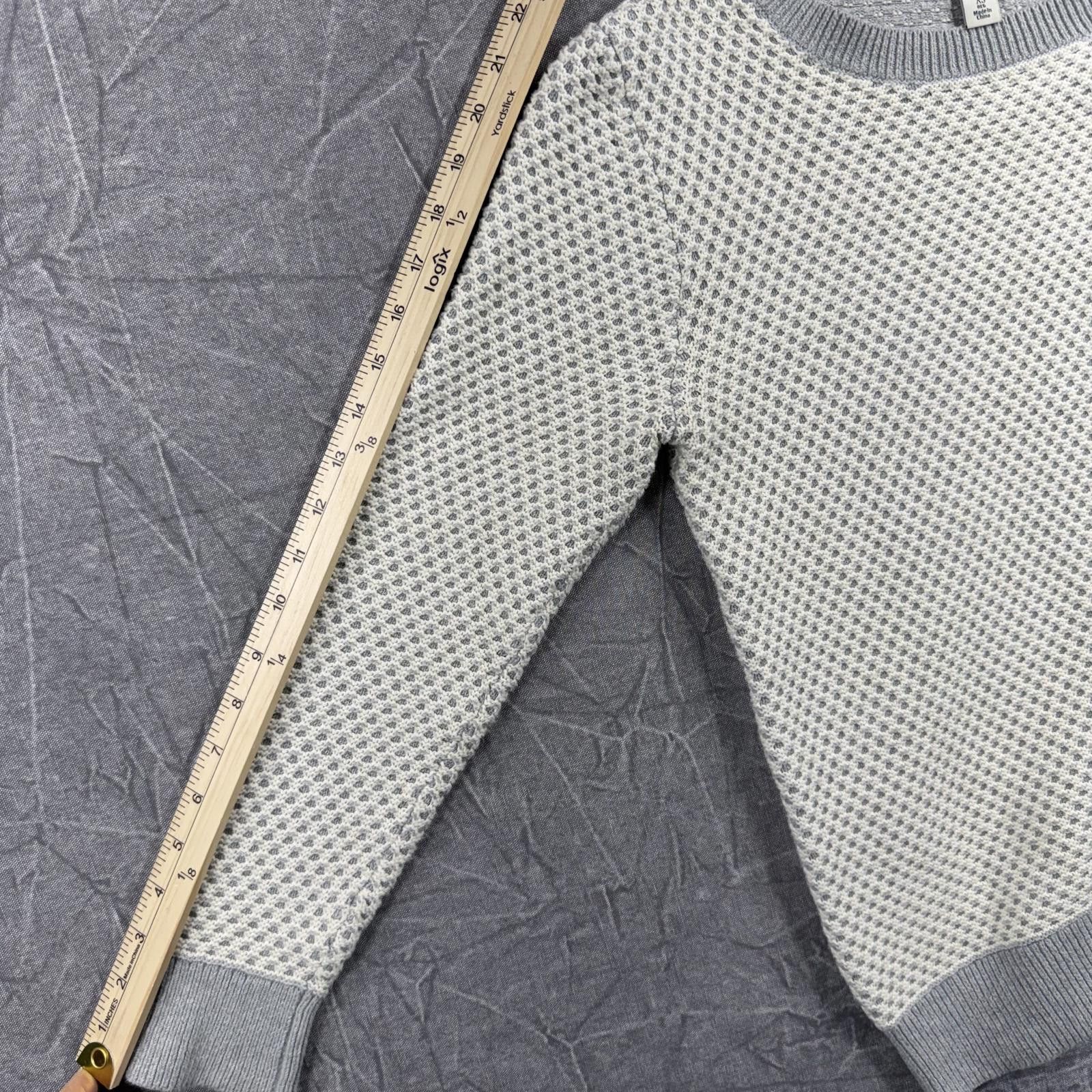 L.L. Bean L.L. Bean Sweater Women's XS Grey 100% Organic Cotton Knit Size XS / US 0-2 / IT 36-38 - 5 Thumbnail