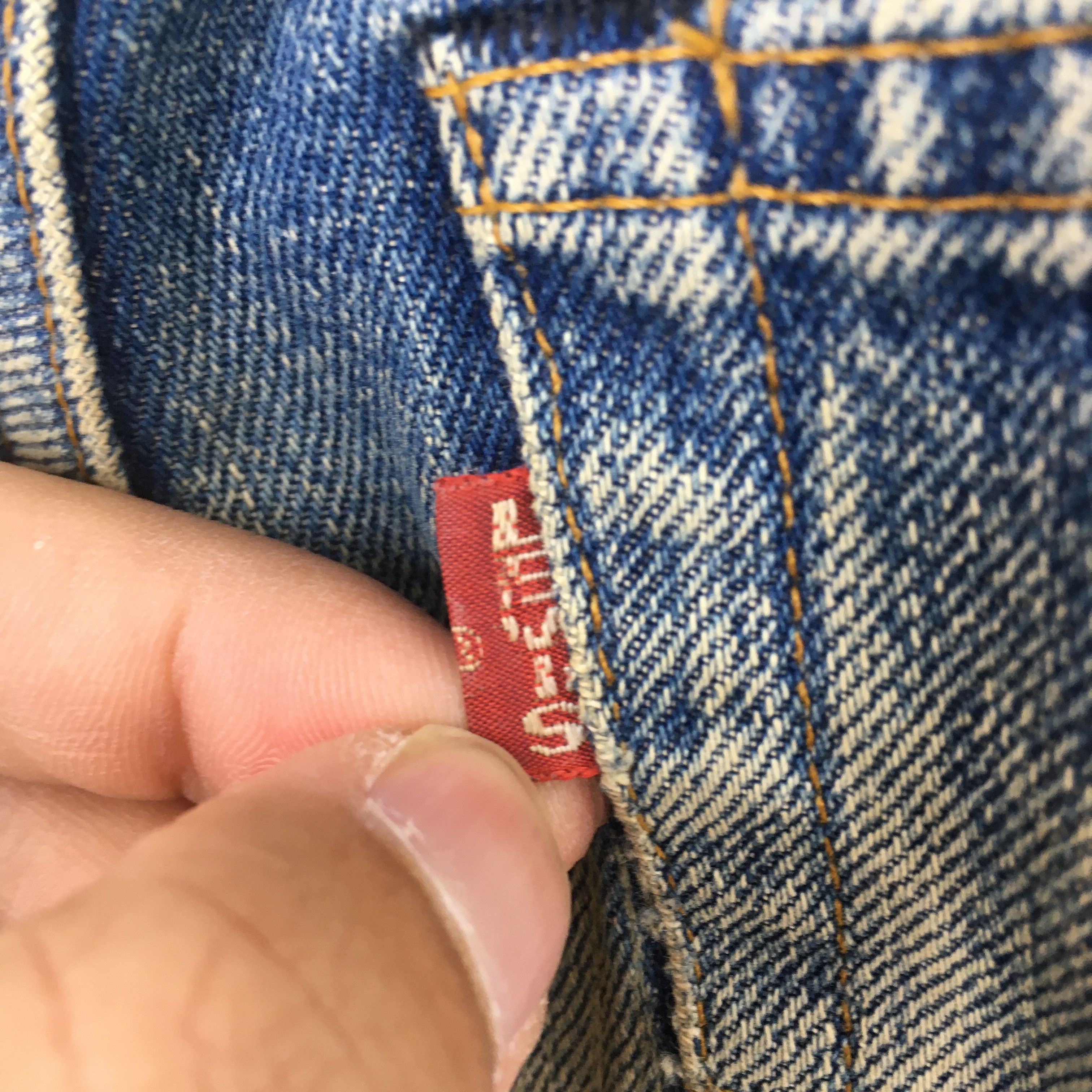 Levi's Size 27x30 Vintage Levi's 501 Big E Redline Blue Jeans S1915 Size 27" / US 4 / IT 40 - 13 Thumbnail