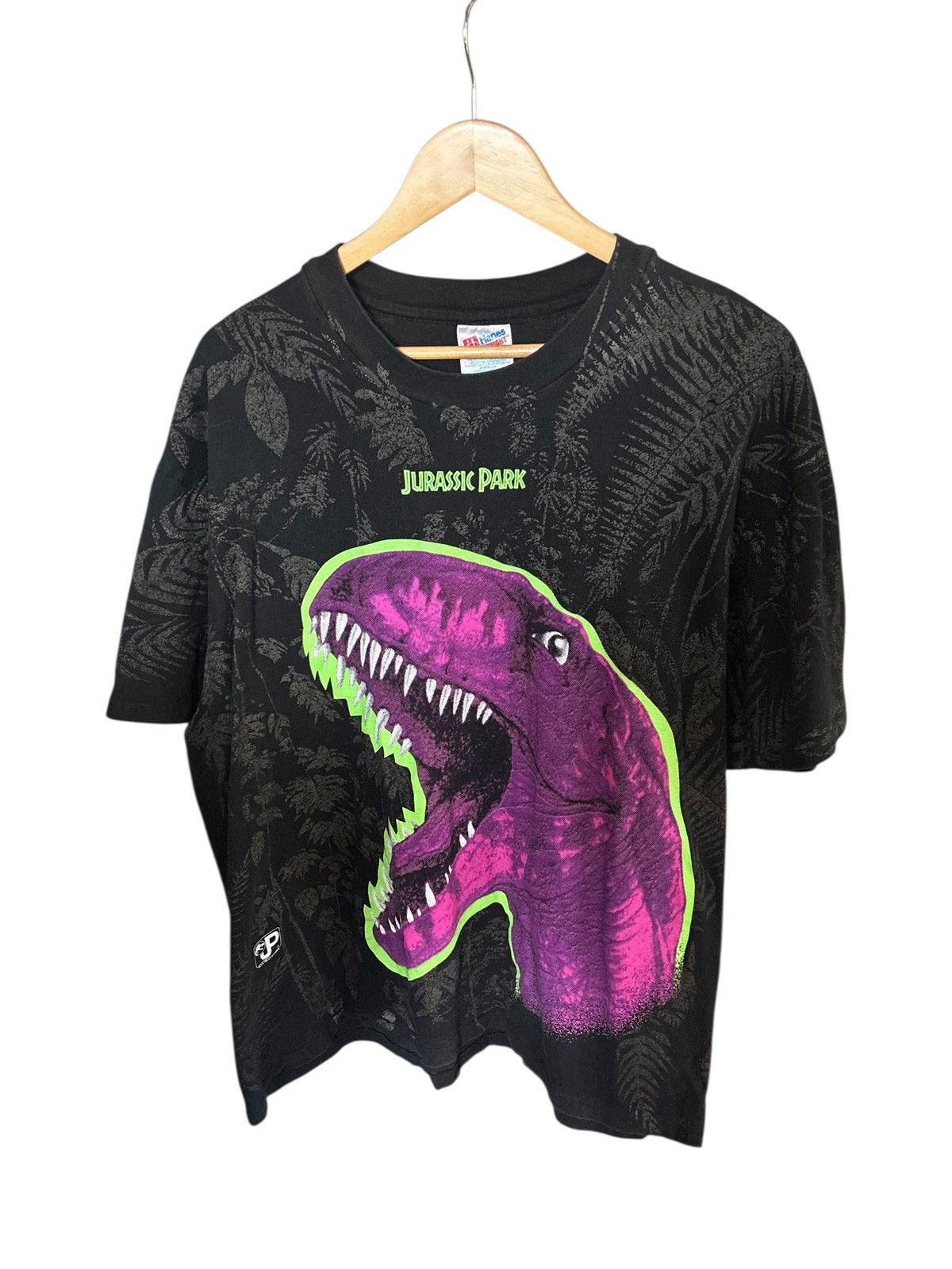 Vintage 1993 Jurassic Park AOP Promo T-Shirt