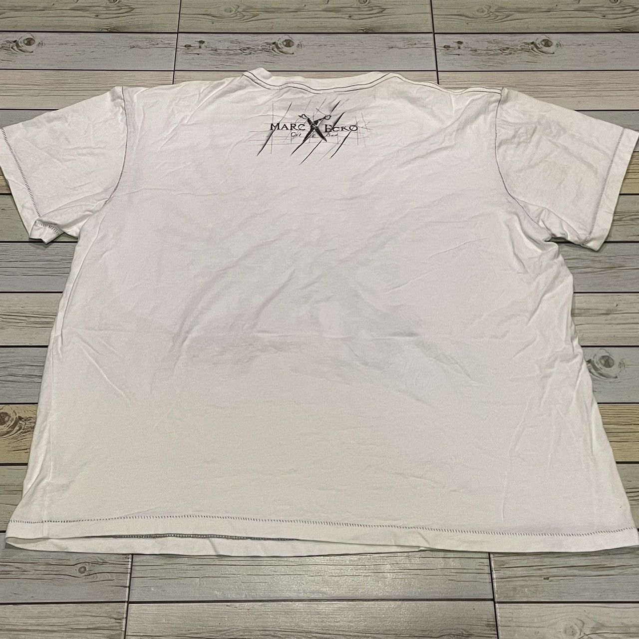 Affliction × Marc Ecko × Tapout Rare Marc Ecko Wings Cross Tee Y2K Affliction Style Size US XXL / EU 58 / 5 - 3 Thumbnail