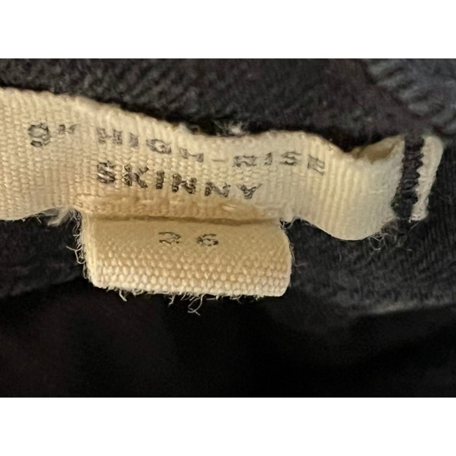Madewell Madewell 9” High Rise Skinny Black Jeans Pants Sz 26 Womens Denim Regular Jeans Pockets Stretch GUC Size 26" / US 2 / IT 38 - 6 Thumbnail