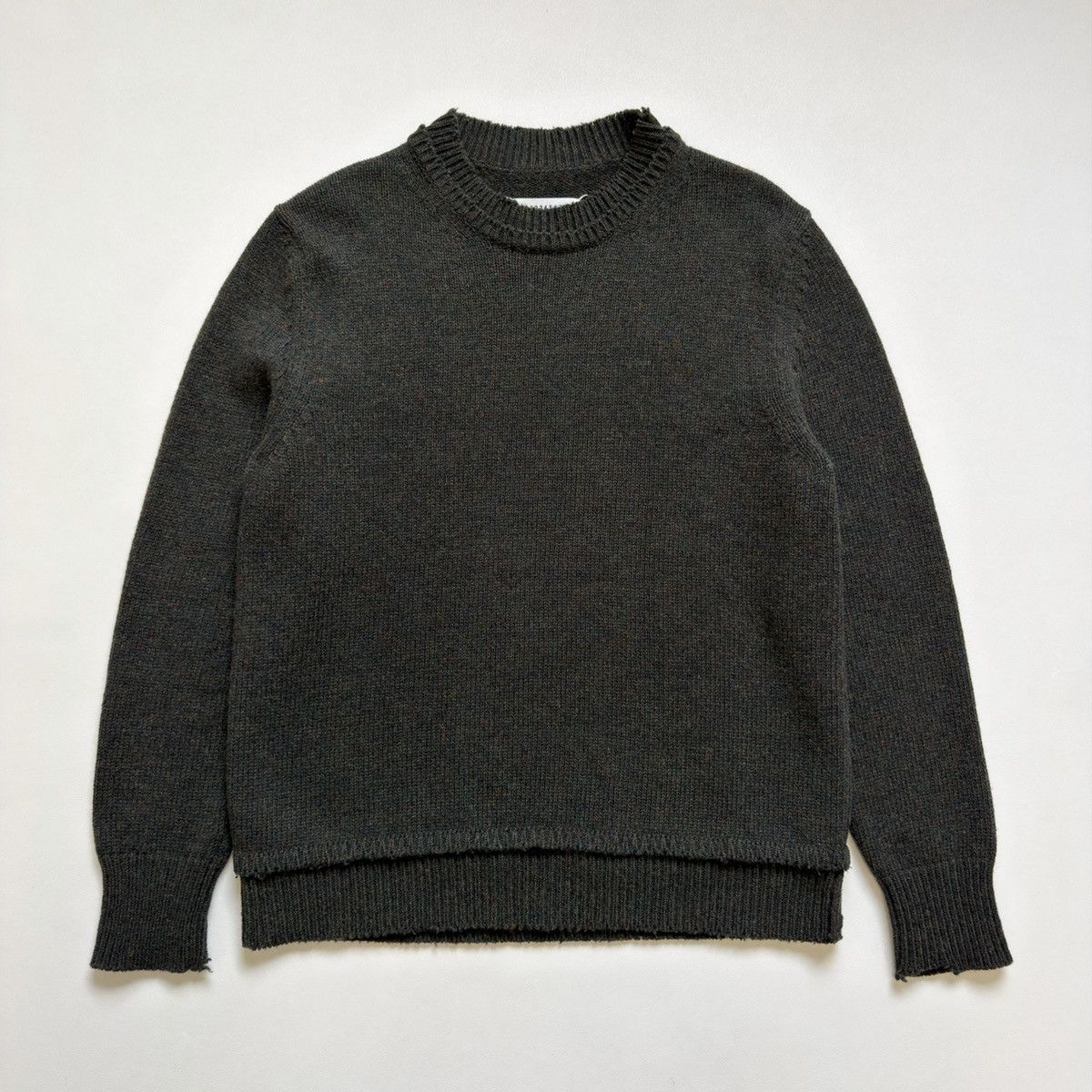 Maison Margiela A/W 21 Distressed Hems Wool Sweater Size US M / EU 48-50 / 2 - 20 Thumbnail