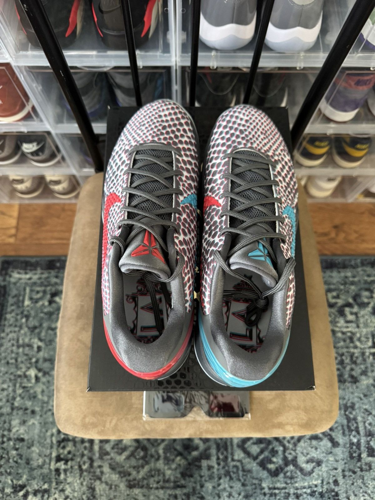 Nike Nike Kobe 6 Protro 3D Hollywood All Star Game ASG QS SP LE Size US 12 / EU 45 - 5 Thumbnail