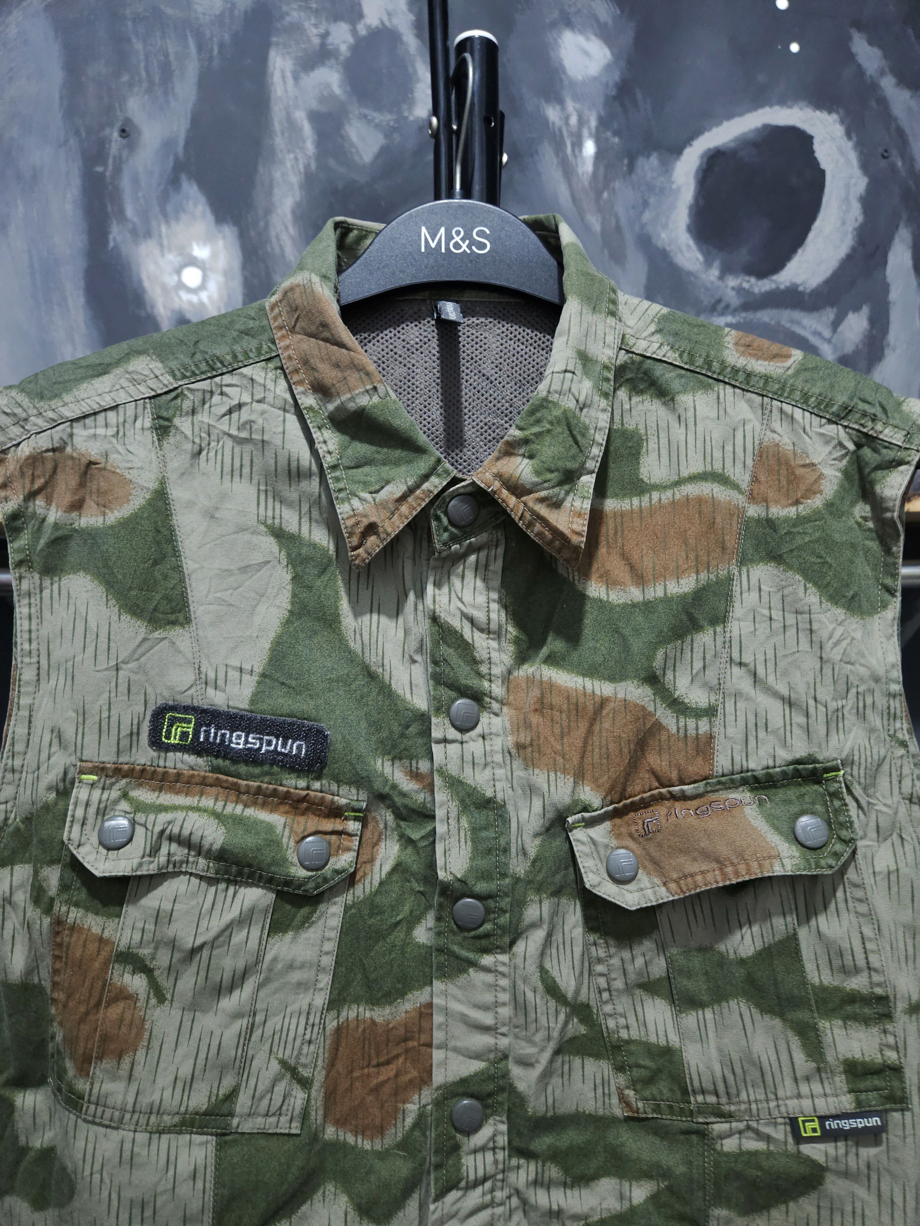 Ringspun Ringspun Camouflage Hunting Vest Size US M / EU 48-50 / 2 - 2 Thumbnail