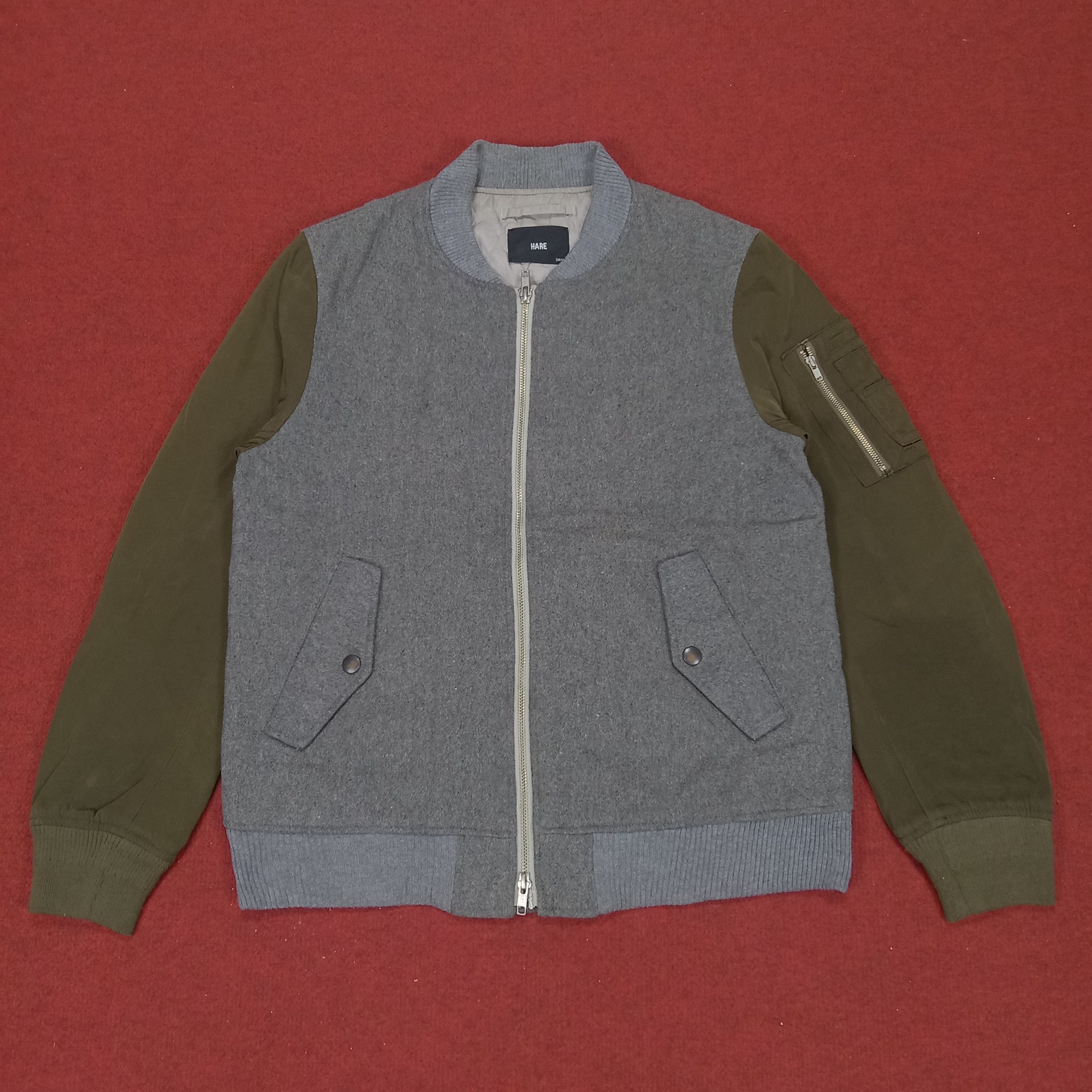 HARE Hare Streetwear Style Custom Skulls Design Bomber Jacket Size US S / EU 44-46 / 1 - 3 Thumbnail