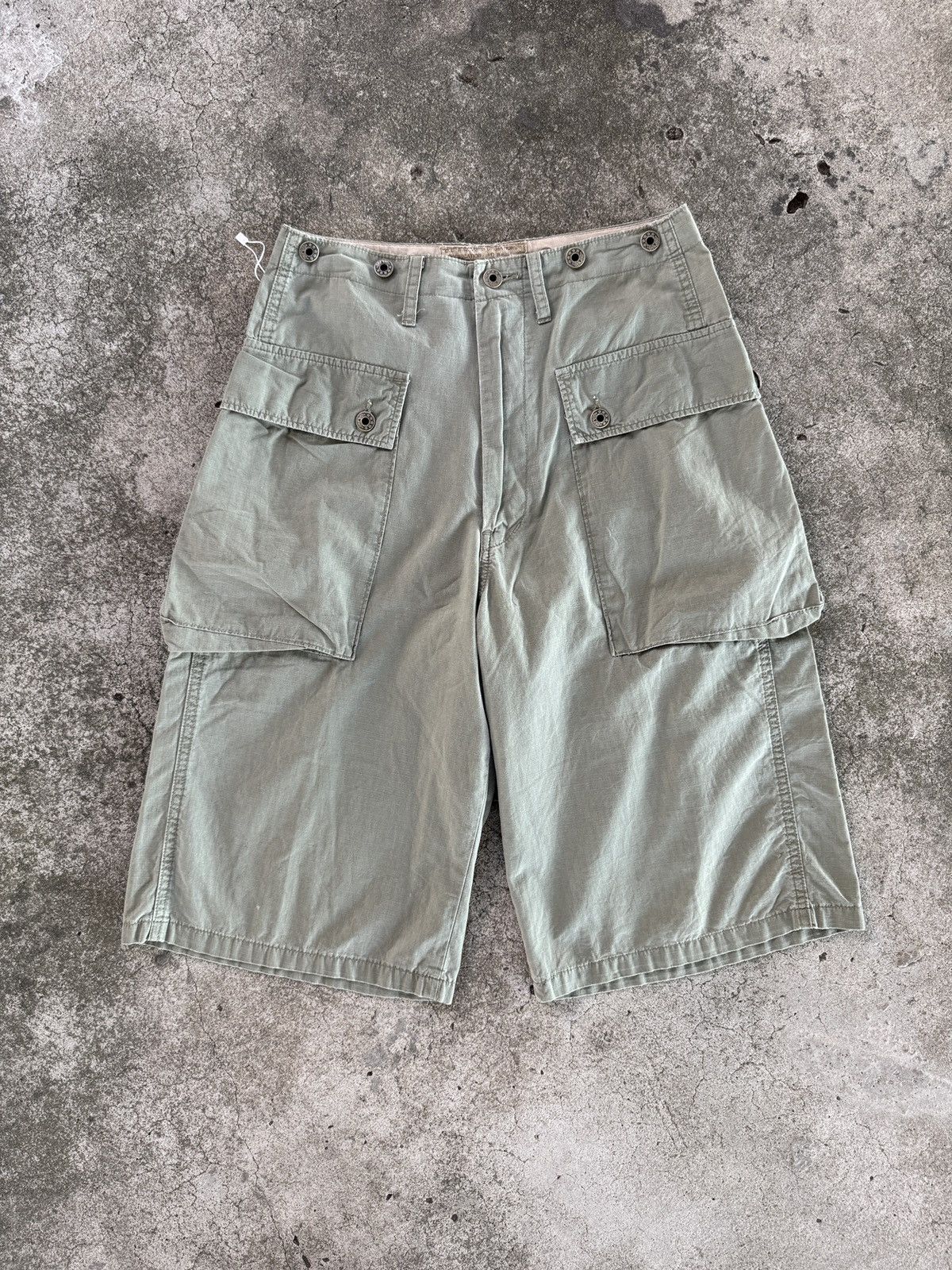 Japanese Brand Army Issue Blue Way Clothing Co.Monkey Pants Made In Japan Size US 29 - 5 Thumbnail