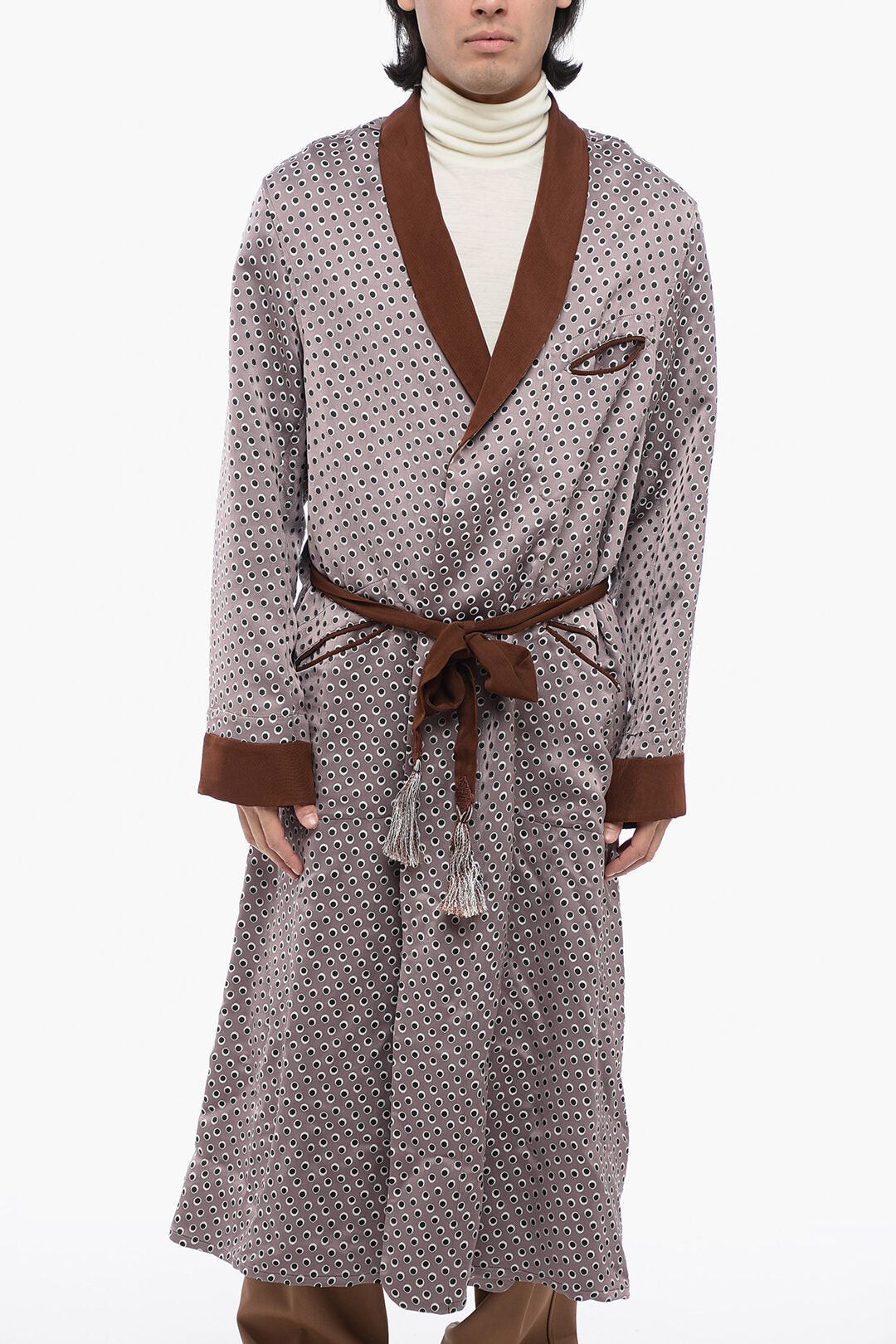 Maison Margiela MM1 Long Polka-Dot Cardigan with Belt Size US S / EU 44-46 / 1 - 1 Thumbnail