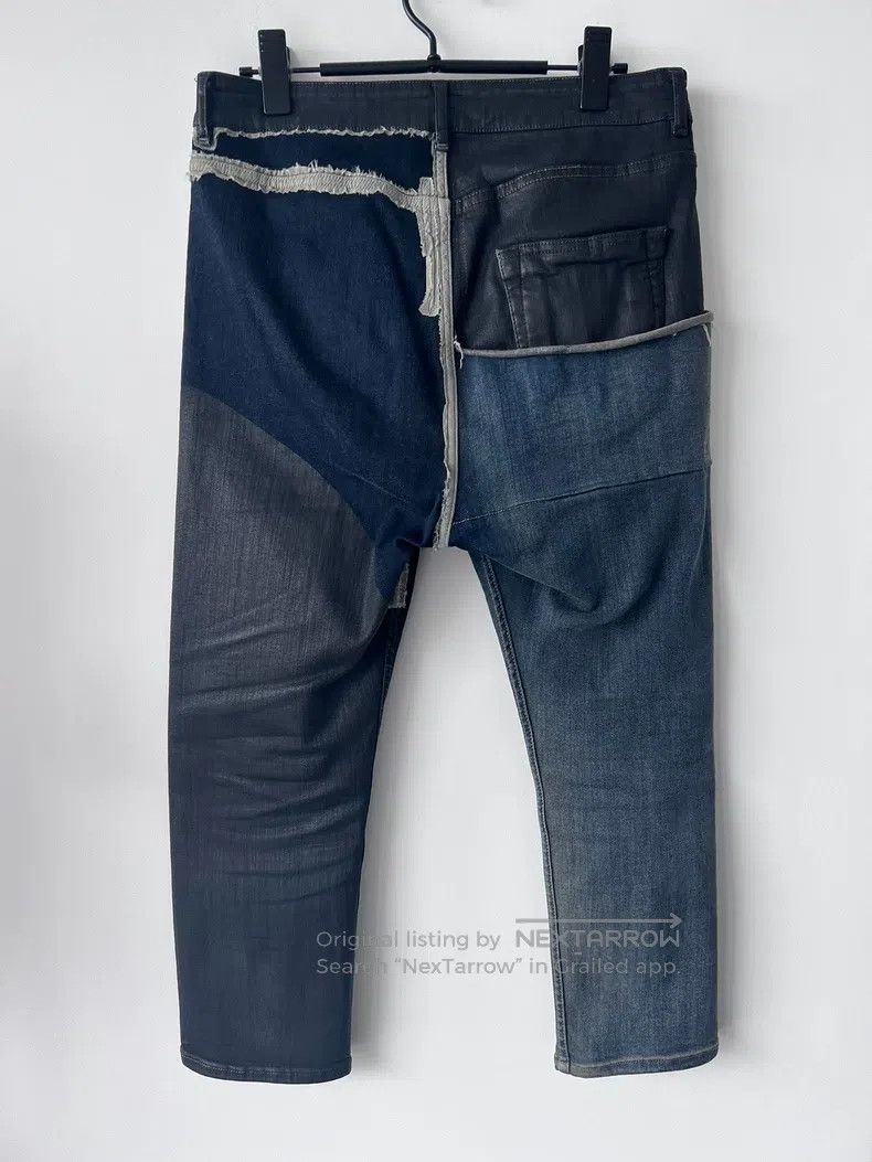 Rick Owens Rick Owens Patchwork denim trousers Size US 31 - 4 Thumbnail