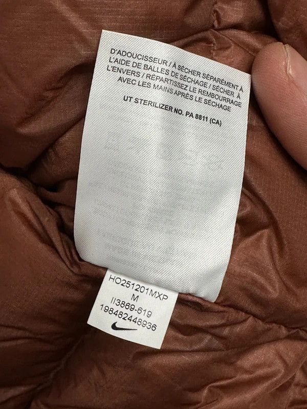 Nike Nike Tech Bubble Jacket – Unreleased Burgundy Sample Size US M / EU 48-50 / 2 - 3 Thumbnail