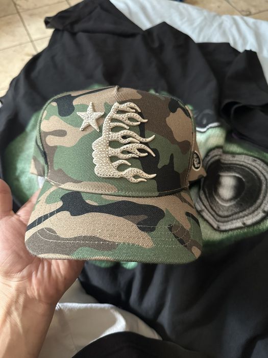 HELLSTAR Hellstar Rhinestone Camo Hat | Grailed