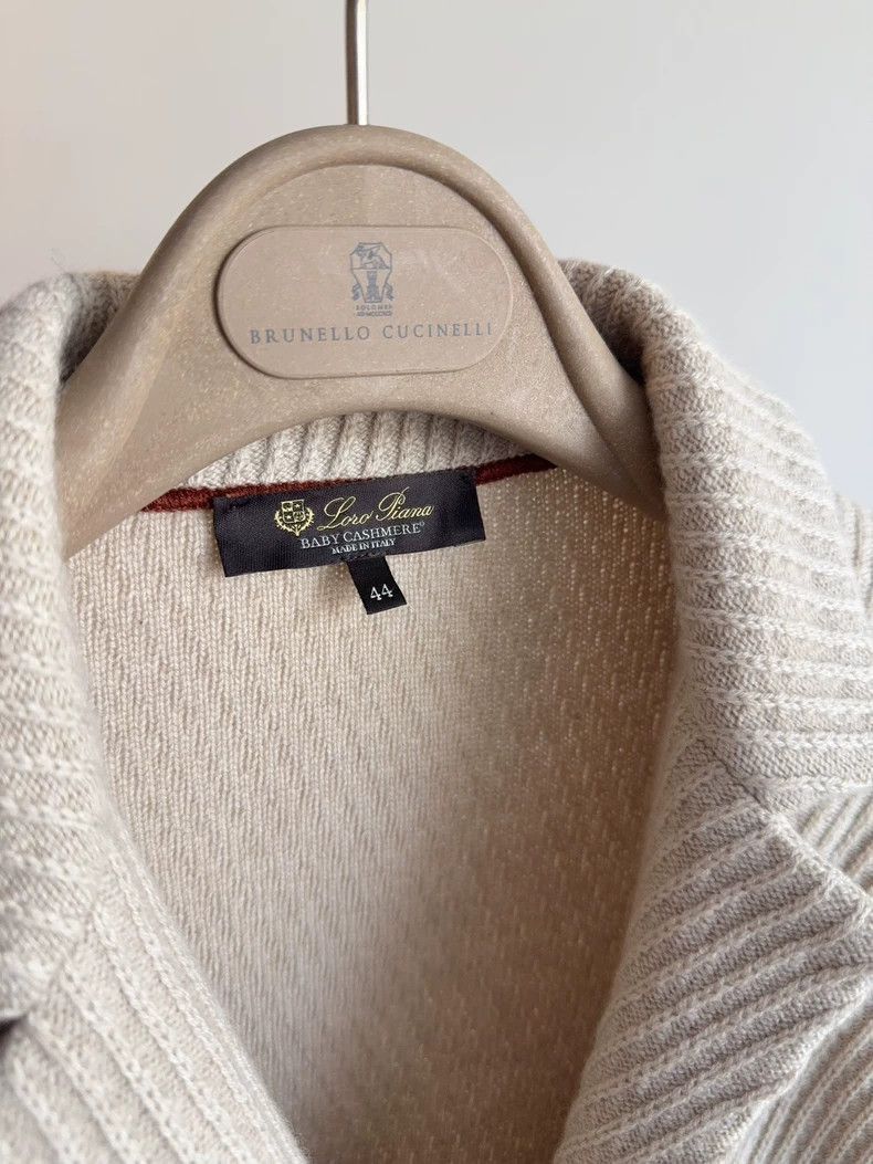 Loro Piana Loro Piana Cashmere Knit Jacket- Size US XL / EU 56 / 4 - 6 Thumbnail