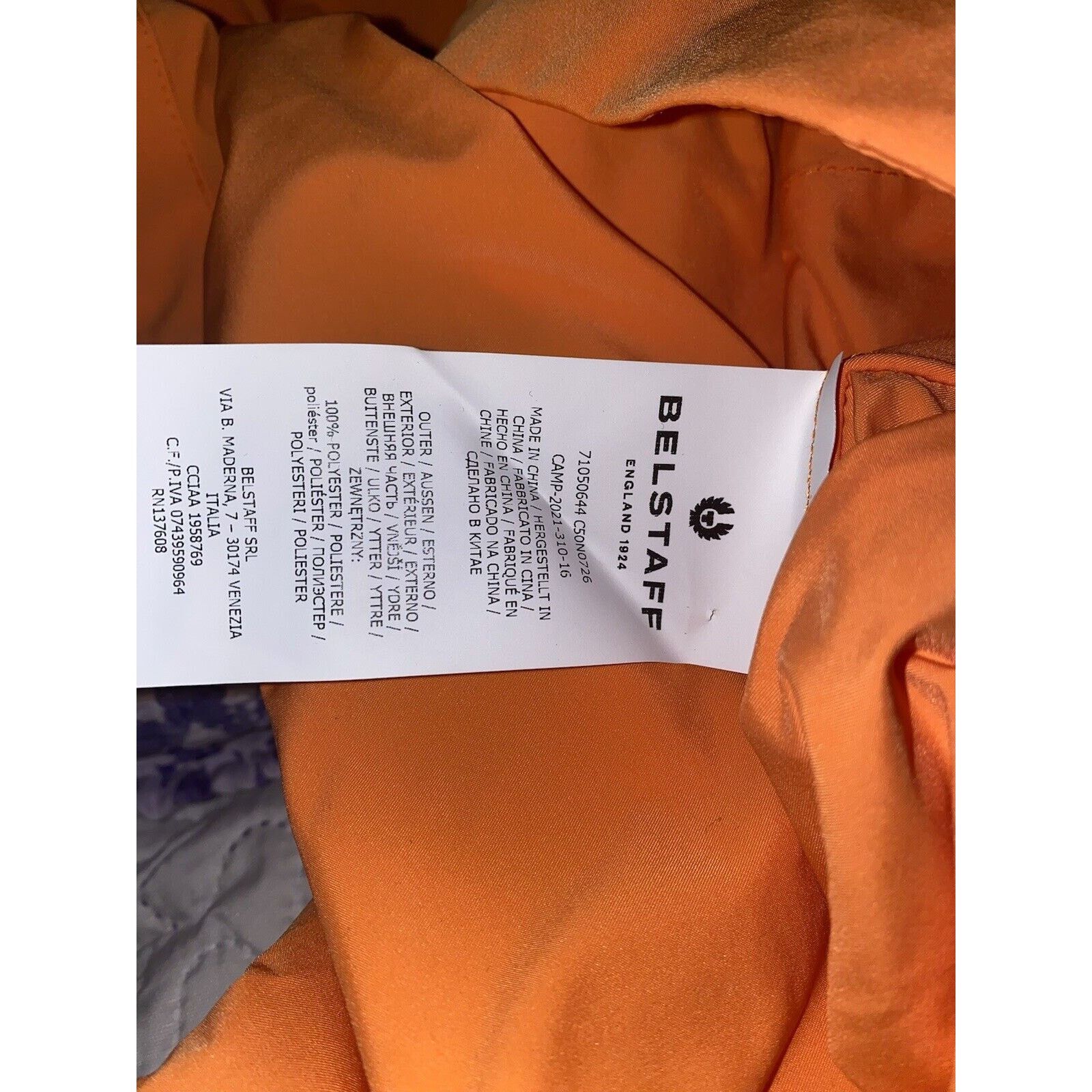 Belstaff Belstaff Tour Overshirt Jacket Size Medium Orange New Sample Size US M / EU 48-50 / 2 - 6 Thumbnail
