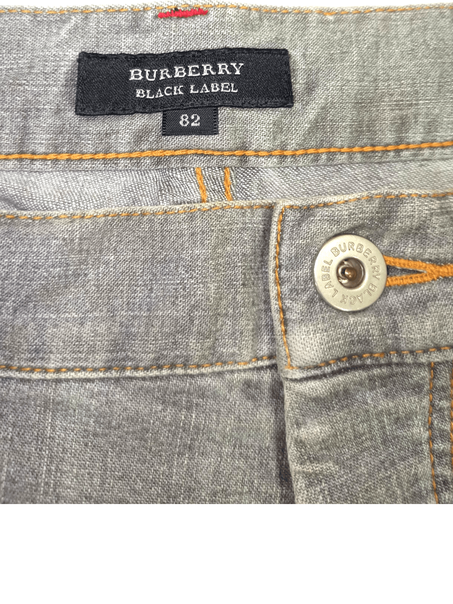 Burberry Vintage Burberry Black Label Faded Grey Denim Size US 32 / EU 48 - 22 Thumbnail