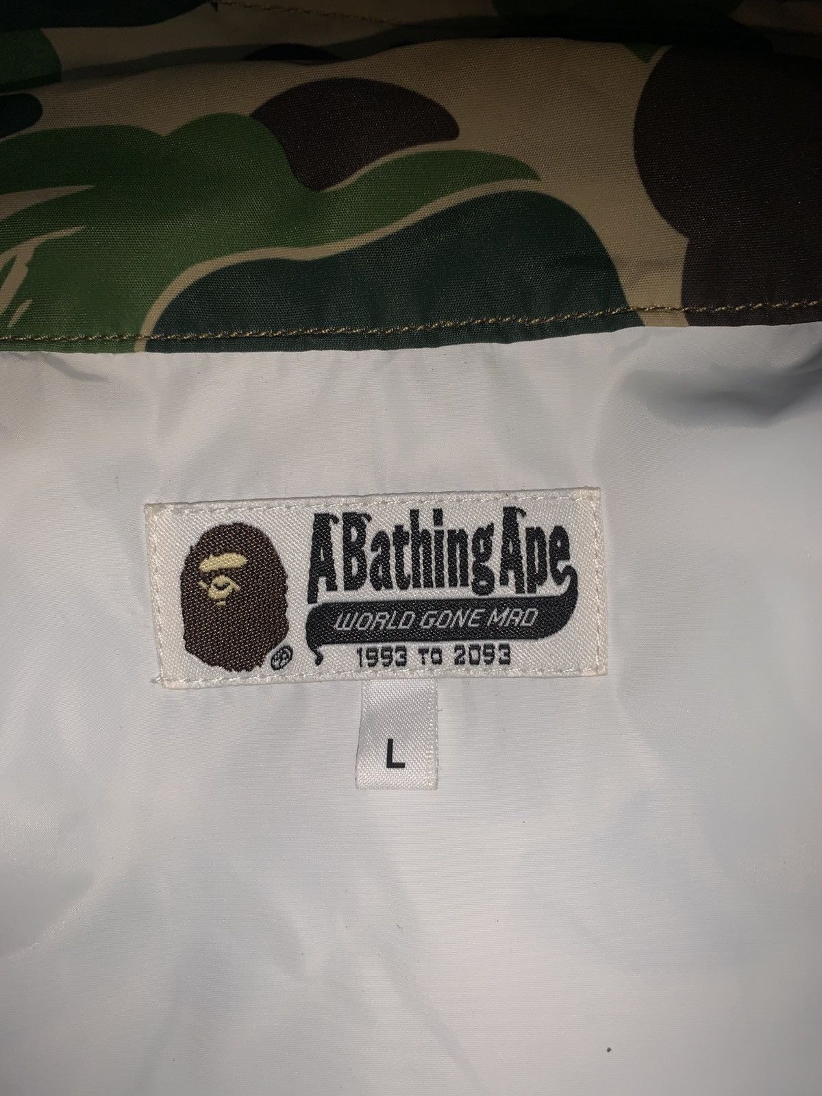 Bape BAPE ABC Camo Relaxed Coach Jacket Size US L / EU 52-54 / 3 - 5 Thumbnail