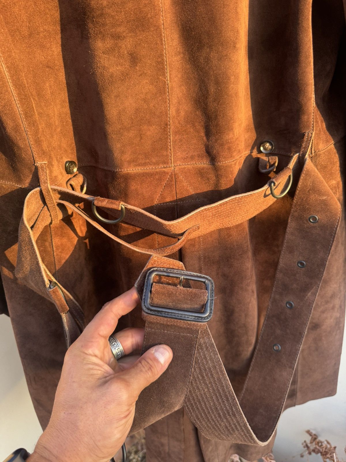 Burberry Prorsum Burberry Prorsum FW11 suede trench size 50 Size US M / EU 48-50 / 2 - 9 Thumbnail