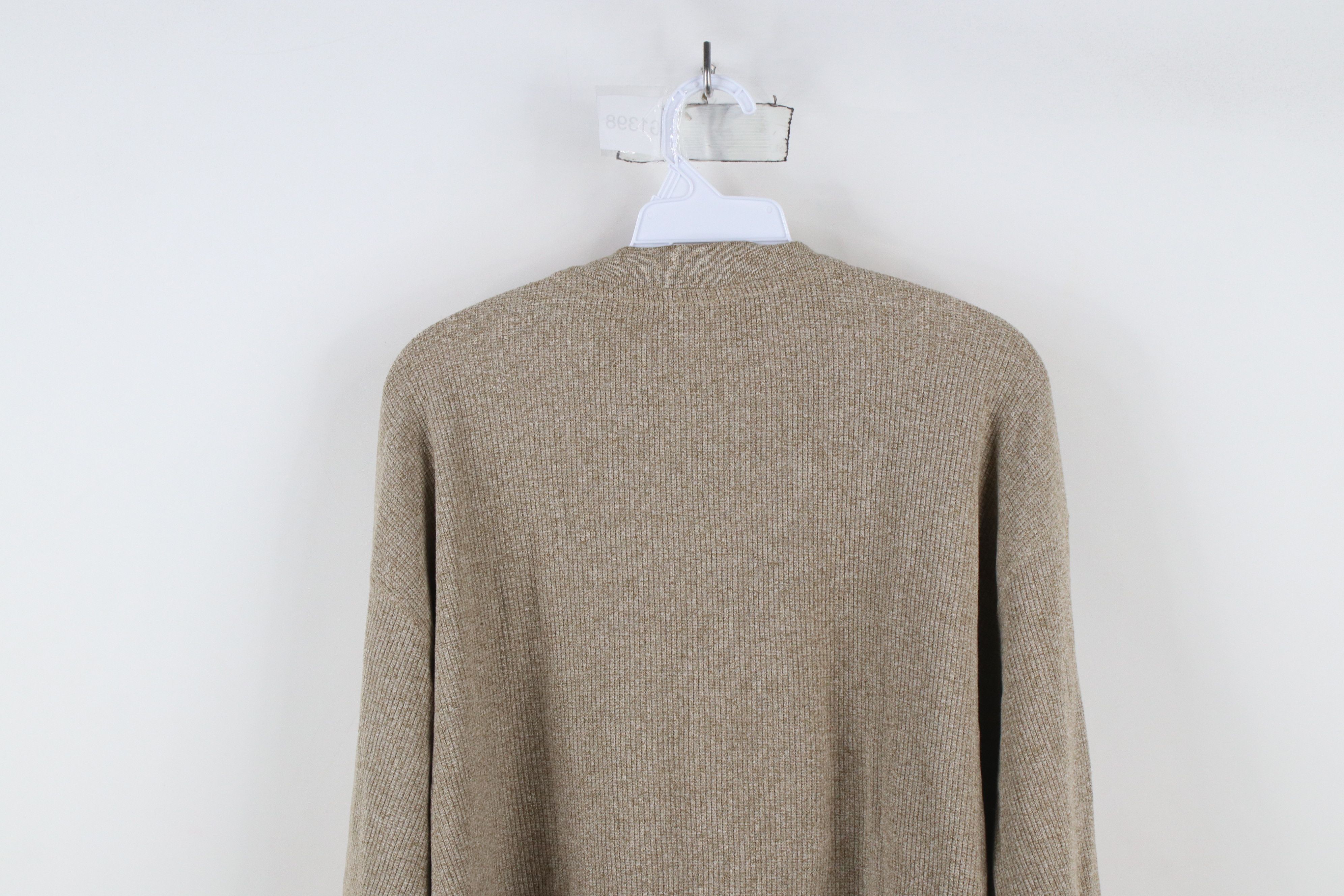 Vintage Vintage 90s Streetwear Thermal Ribbed Knit Henley T-Shirt Size US XL / EU 56 / 4 - 9 Thumbnail