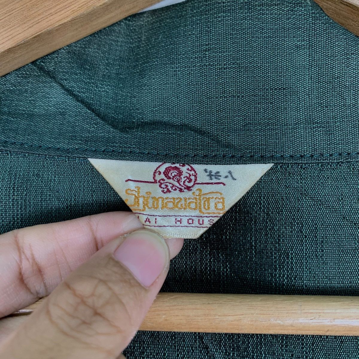 Vintage SHINAWATRA THAI HOUSE Green Casual Jacket #0497-C23 Size US M / EU 48-50 / 2 - 15 Thumbnail