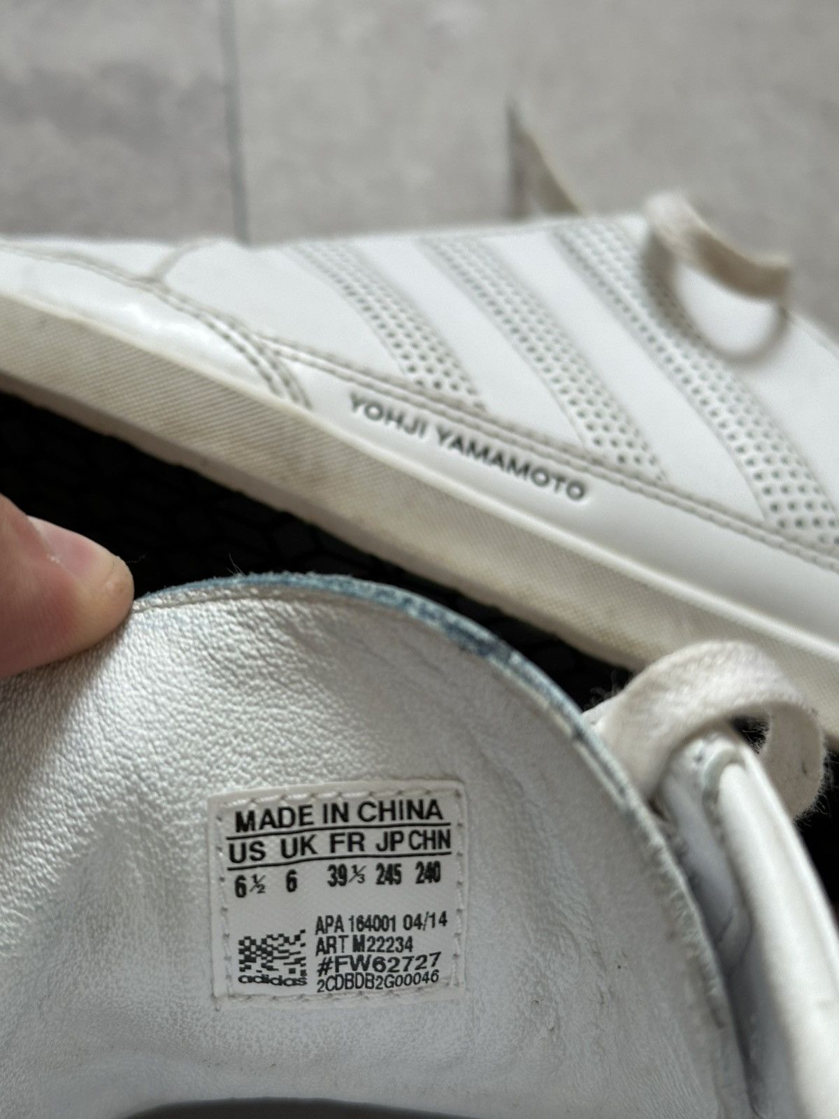 Adidas × Y-3 × Yohji Yamamoto Y-3 Adidas Yohji Yamamoto Leather Trainers Sneakers Shoes Size US 6.5 / IT 36.5 - 14 Thumbnail