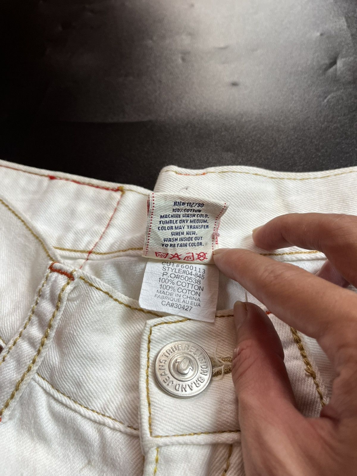 If Six Was Nine VINTAGE SUPER FLARE TRUE RELIGION 90s Size US 30 / EU 46 - 7 Thumbnail
