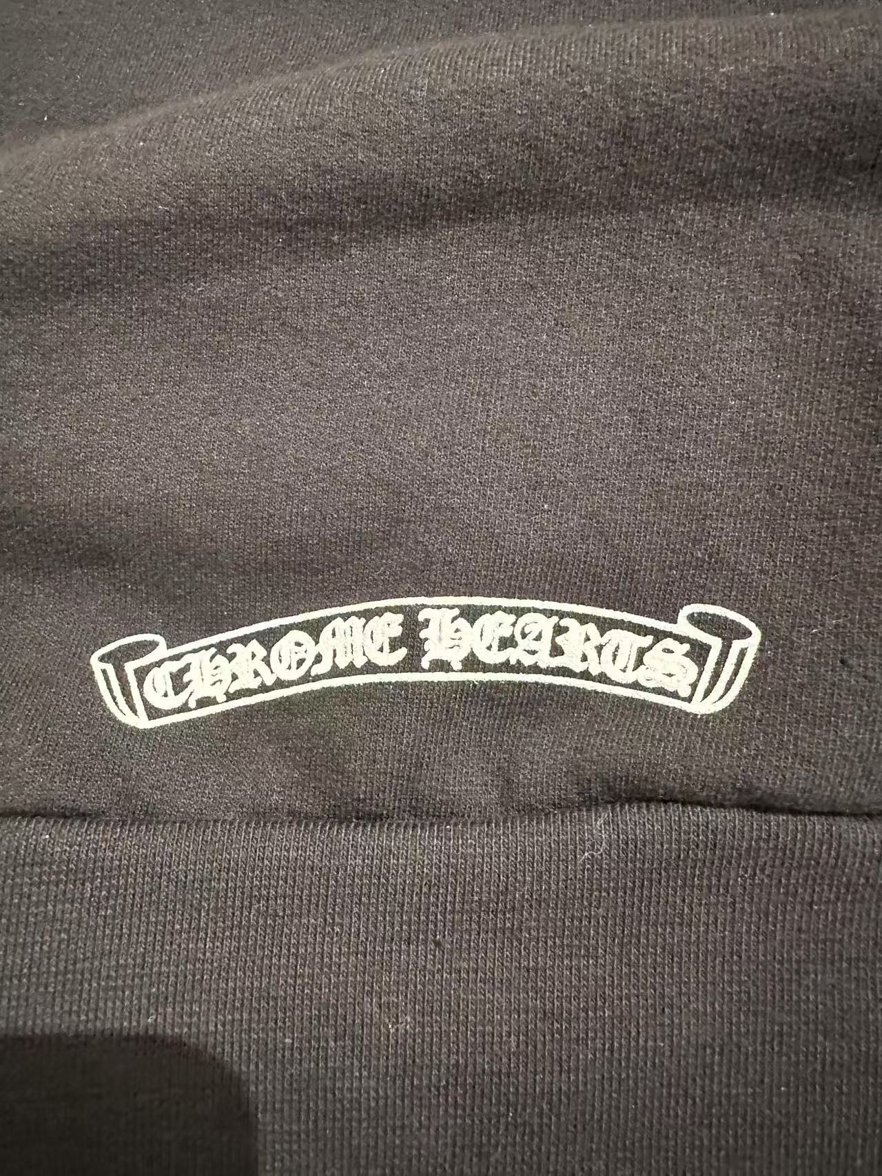 Chrome Hearts Chrome Hearts Black Classic Horseshoe Logo Pullover Hoodie Size US M / EU 48-50 / 2 - 5 Thumbnail