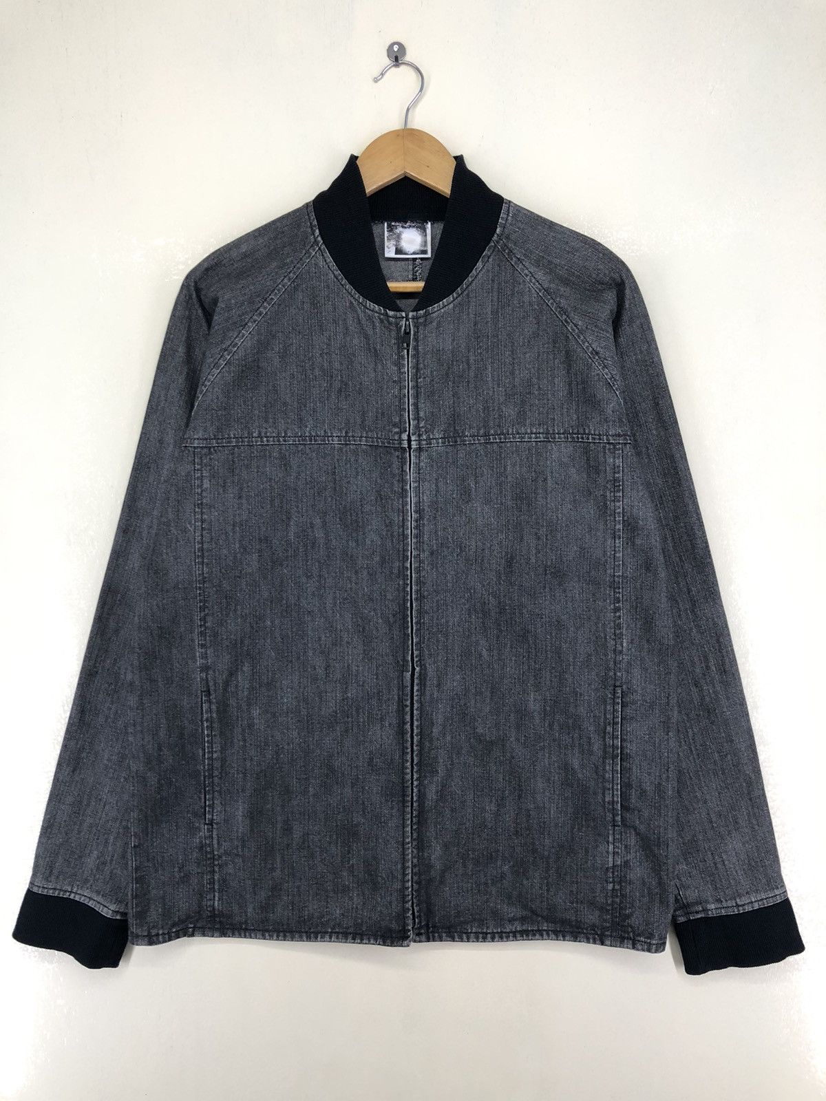 Vintage Seeway Satiate Denim Bomber Style Jacket