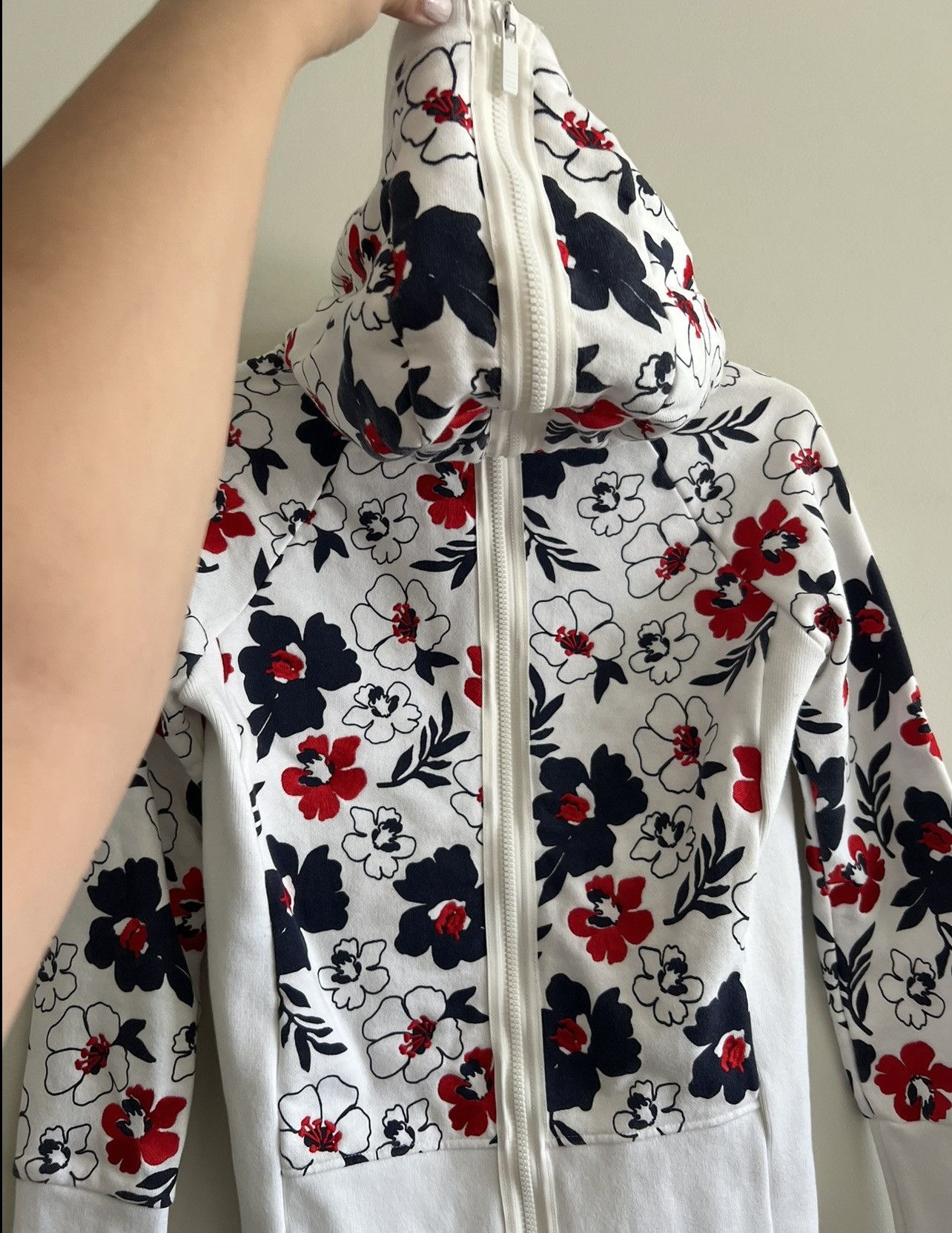 Thom Browne BNWT THOM BROWNE FLORAL ZIP HOODIE Size US XS / EU 42 / 0 - 9 Thumbnail