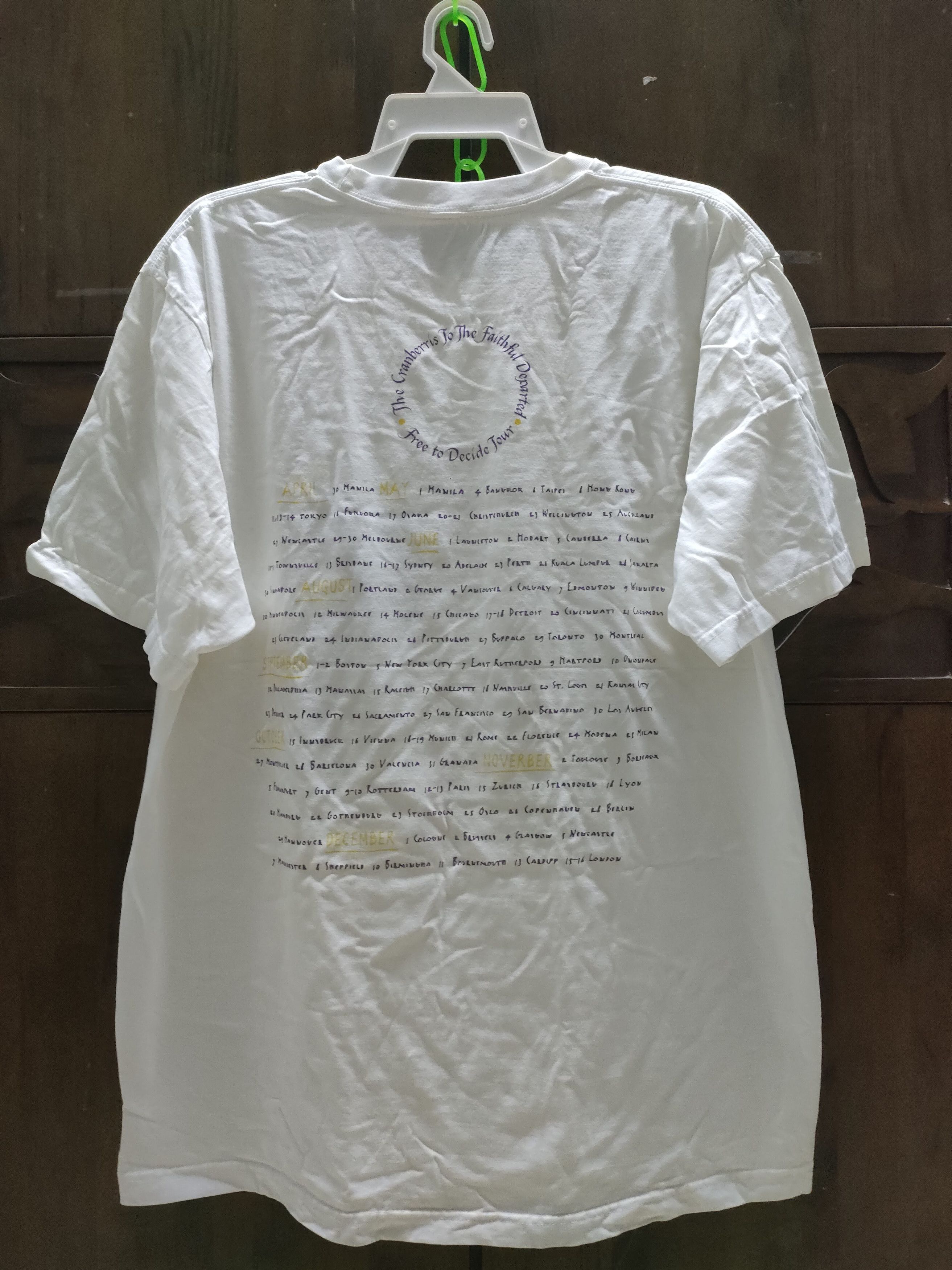 Band Tees × Vintage Vintage 90's The Cranberries Music Alternative Punk Band Tee Size US XL / EU 56 / 4 - 2 Thumbnail