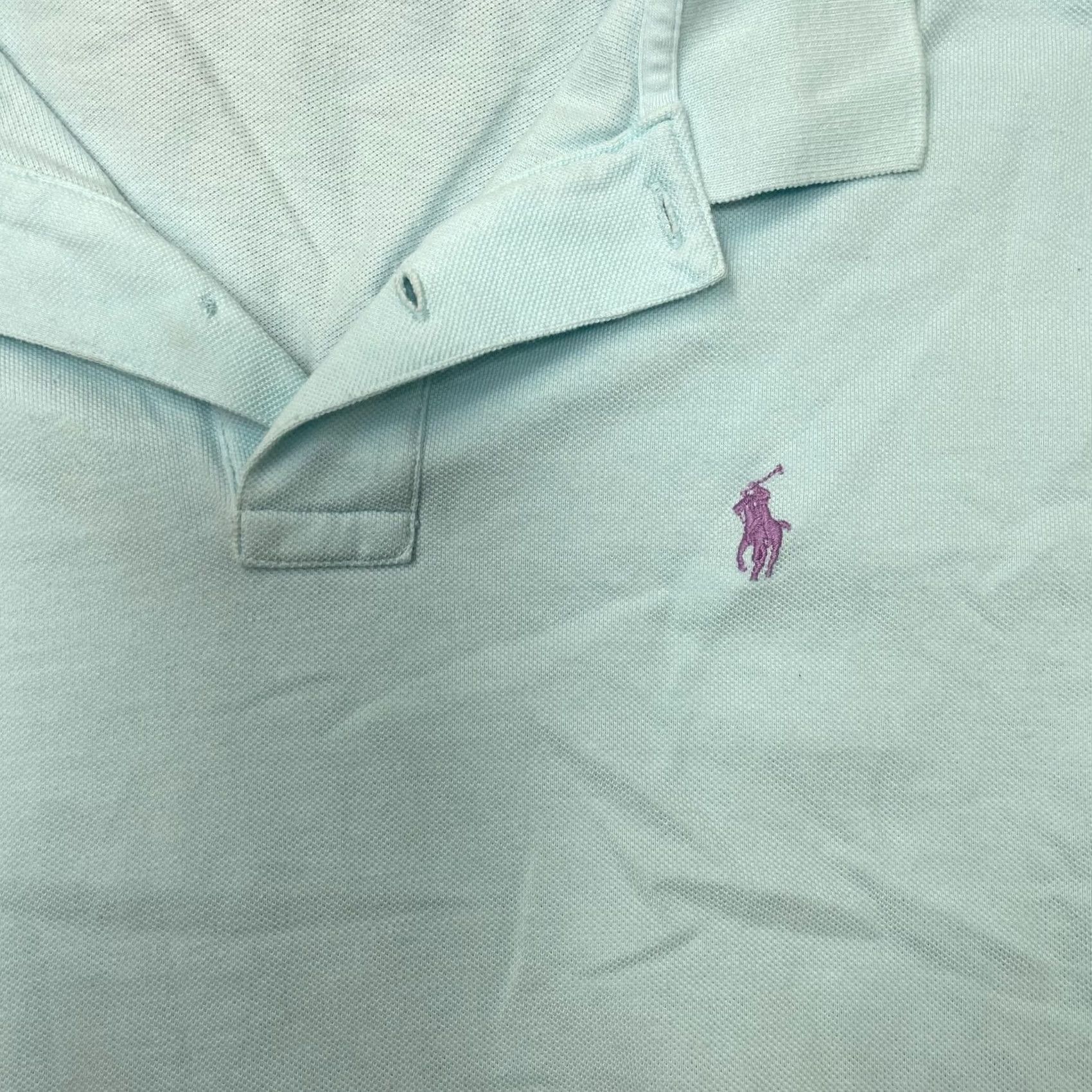 Polo Ralph Lauren Polo Ralph Lauren Polo Shirt Mens XL Blue Solid Short Sleeve Pony Logo Casual Size US XL / EU 56 / 4 - 3 Thumbnail