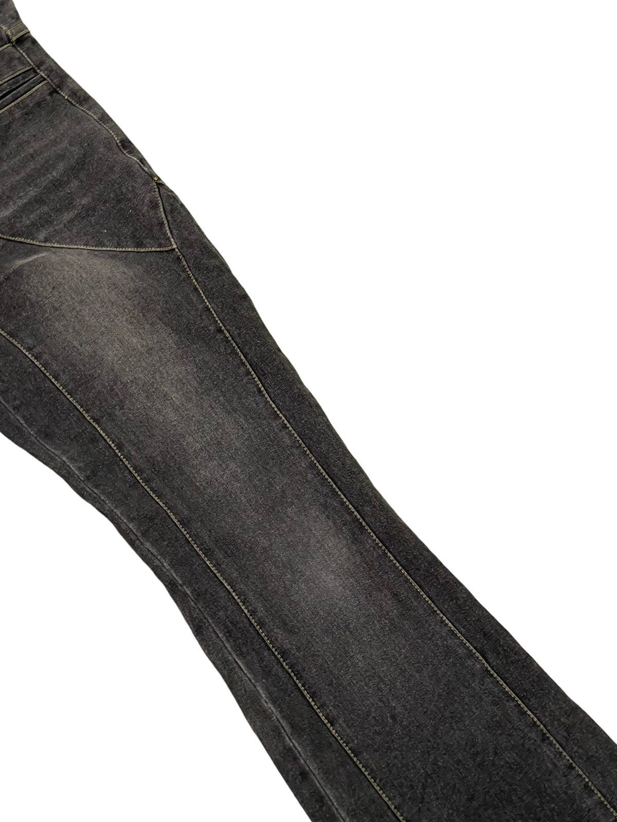 Japanese Brand Flare Jeans Fairy Slim Stretch Boot Cut 7🟦6 Size US 29 - 7 Thumbnail