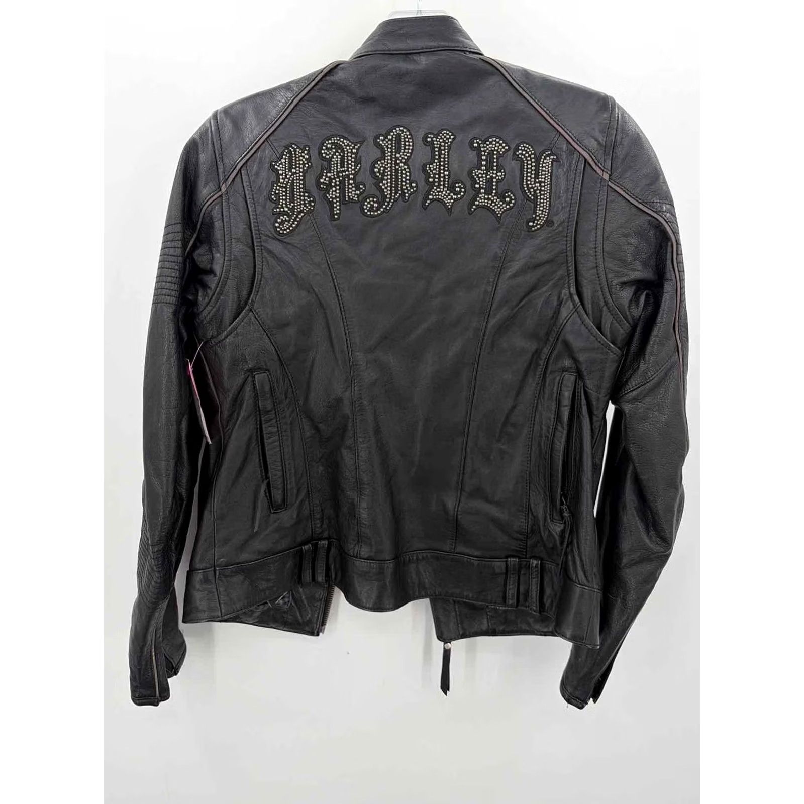 Harley Davidson Pre-Owned Harley Davidson XS Leather Zip Up Jacket Size XS / US 0-2 / IT 36-38 - 5 Thumbnail