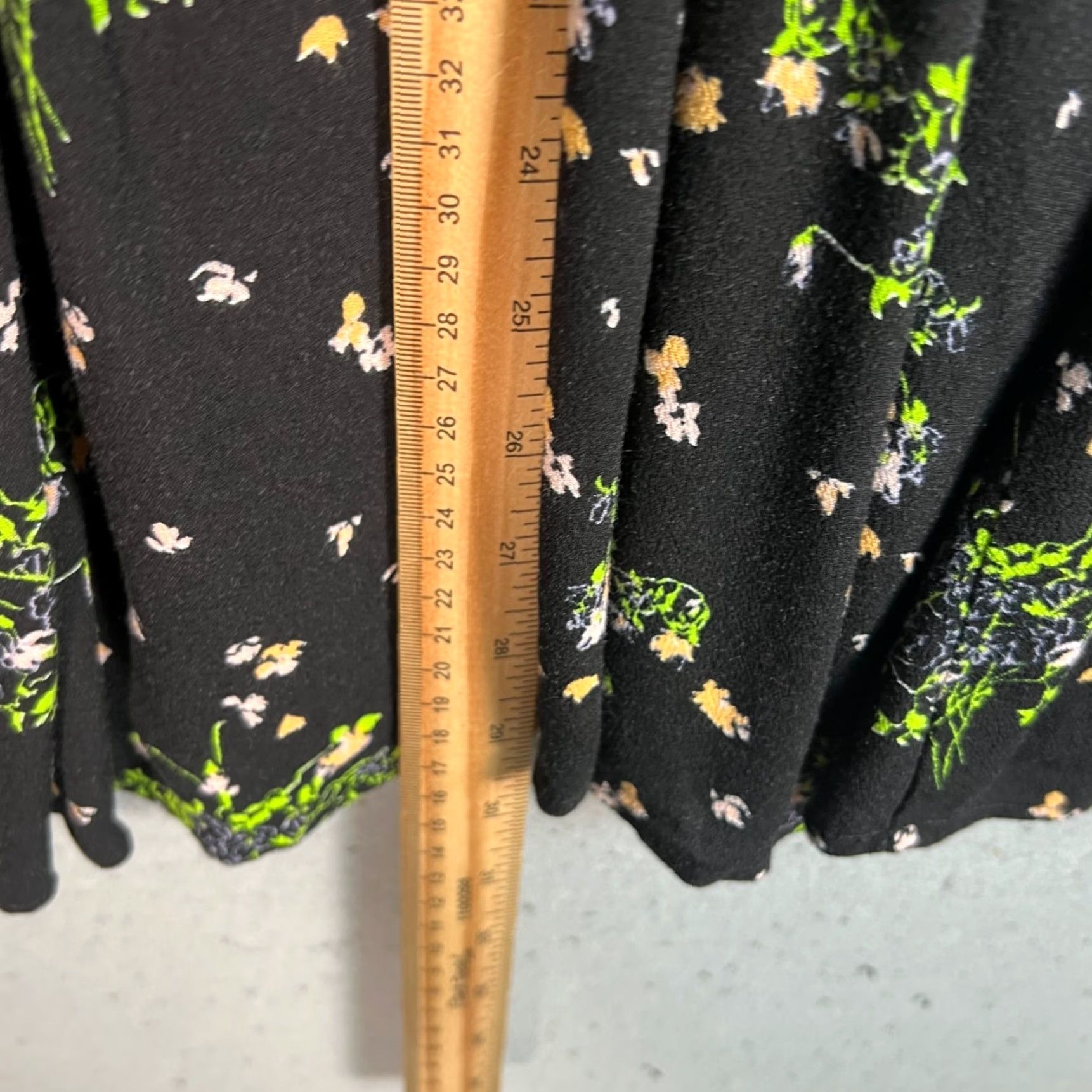 Free People Free People Womens Small Sleeveless Black Floral Patterned Rayon Dress Tie Front - A-Line Summer Casual Dress Size S / US 4 / IT 40 - 6 Thumbnail