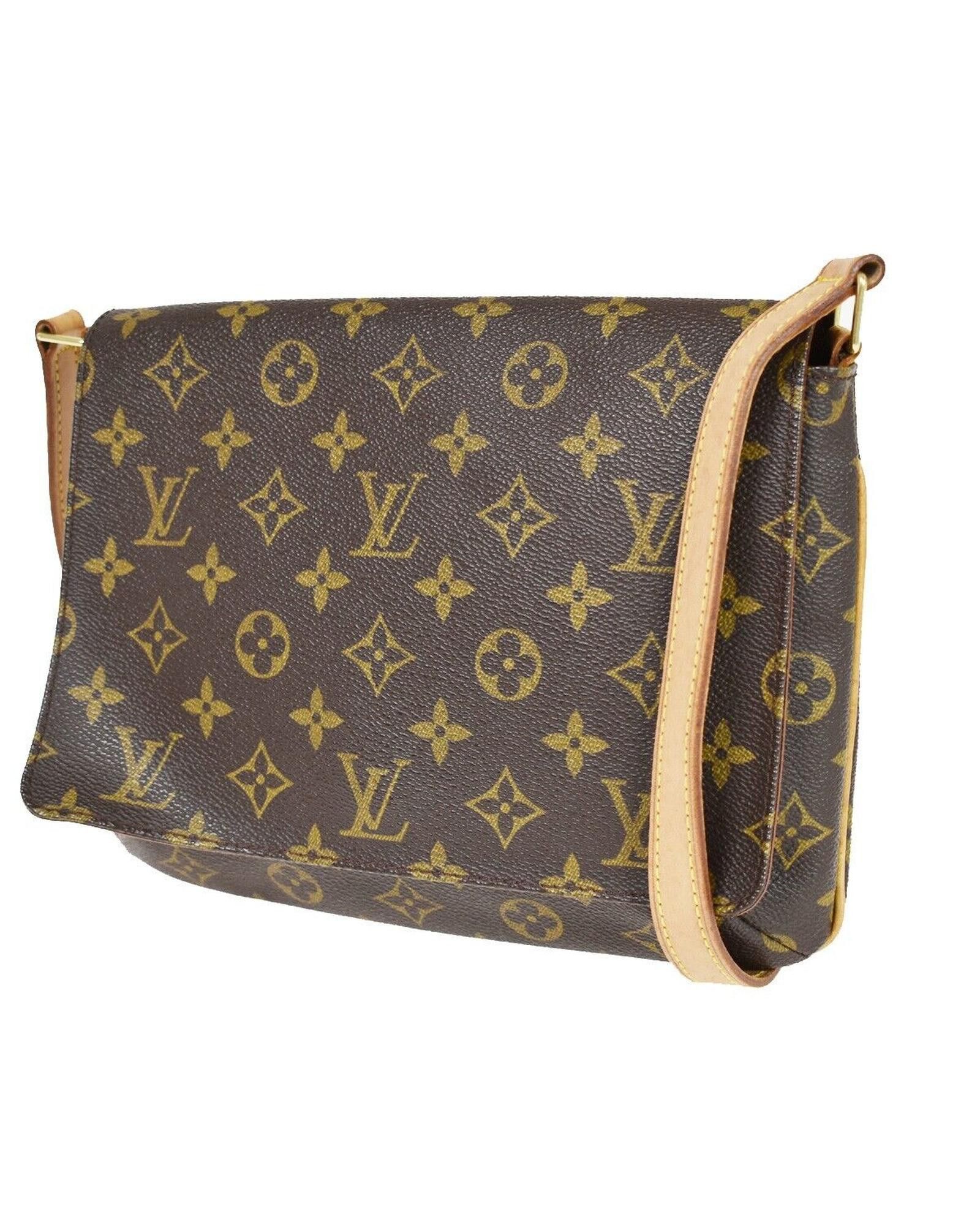 image of Louis Vuitton Sophisticated Monogram Shoulder Bag in Brown, Women's
