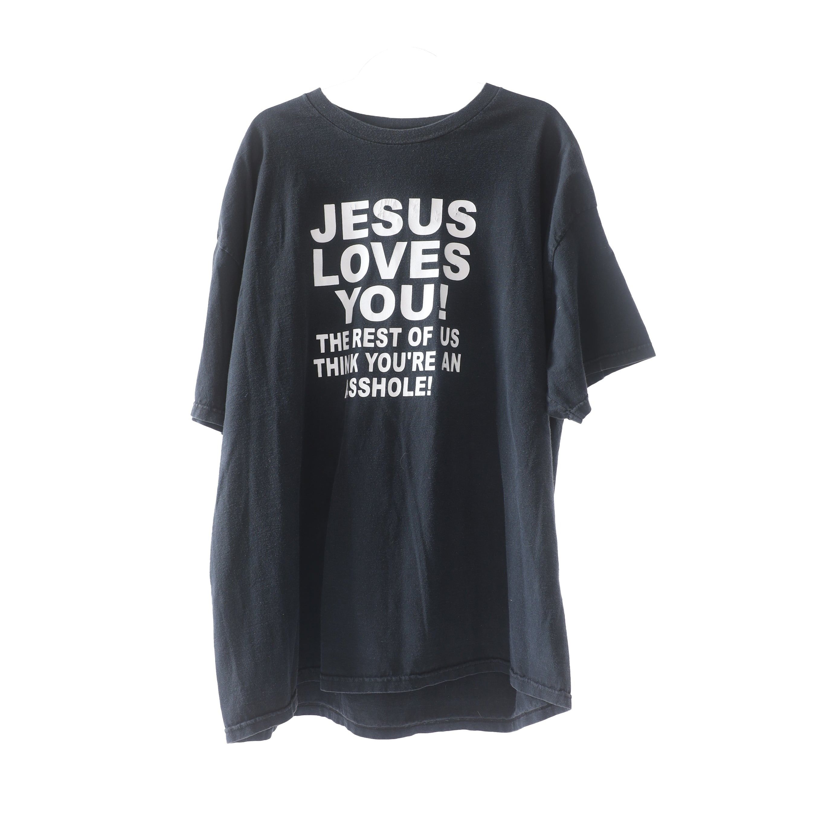 Vintage JESUS LOVES YOU, THE REST OF US THINK YOU'RE AN ASSHOLE VINT Size US XL / EU 56 / 4 - 1 Thumbnail