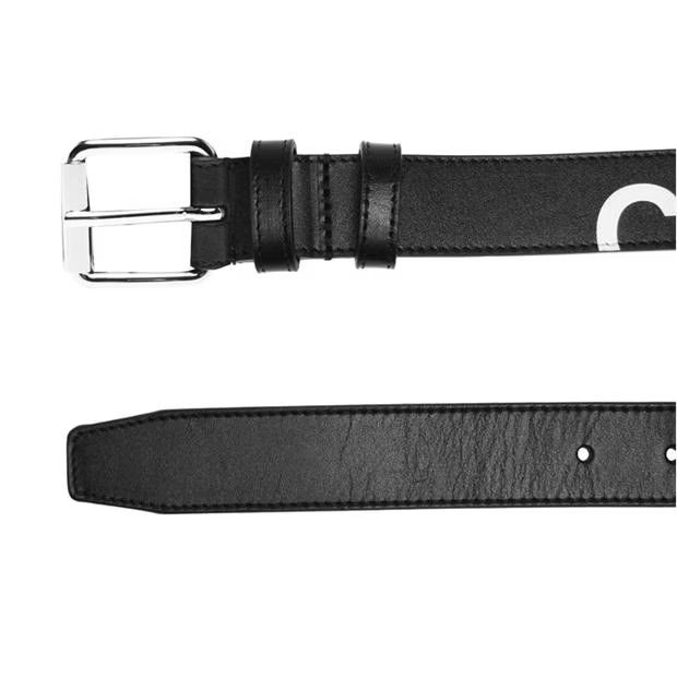Comme des Garcons o1tko10125 Size: OS / Logo Belt in Black/White Size ONE SIZE - 5 Thumbnail