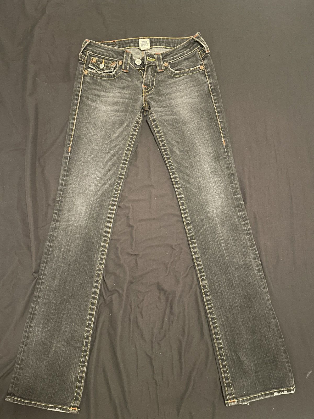 True Religion low rise jean.