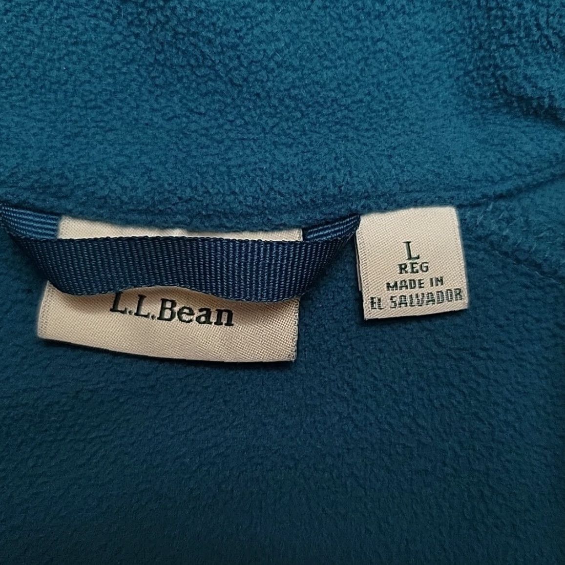 Vintage VINTAGE LL Bean Sweater Women L Teal 1/4 Zip Long Sleeve Fleece Outdoors Casual Pullover Size L / US 10 / IT 46 - 6 Thumbnail