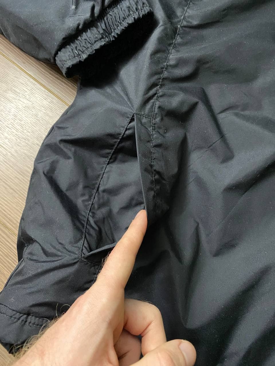 Nike × Vintage Vintage Nike Puffer 90's Jacket Black Size XL Size US XL / EU 56 / 4 - 5 Thumbnail