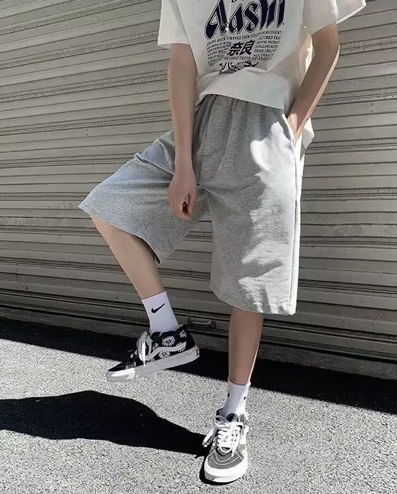 Japanese Brand GrayRelaxed Fit Shorts Asian Style Size US 27 - 4 Thumbnail