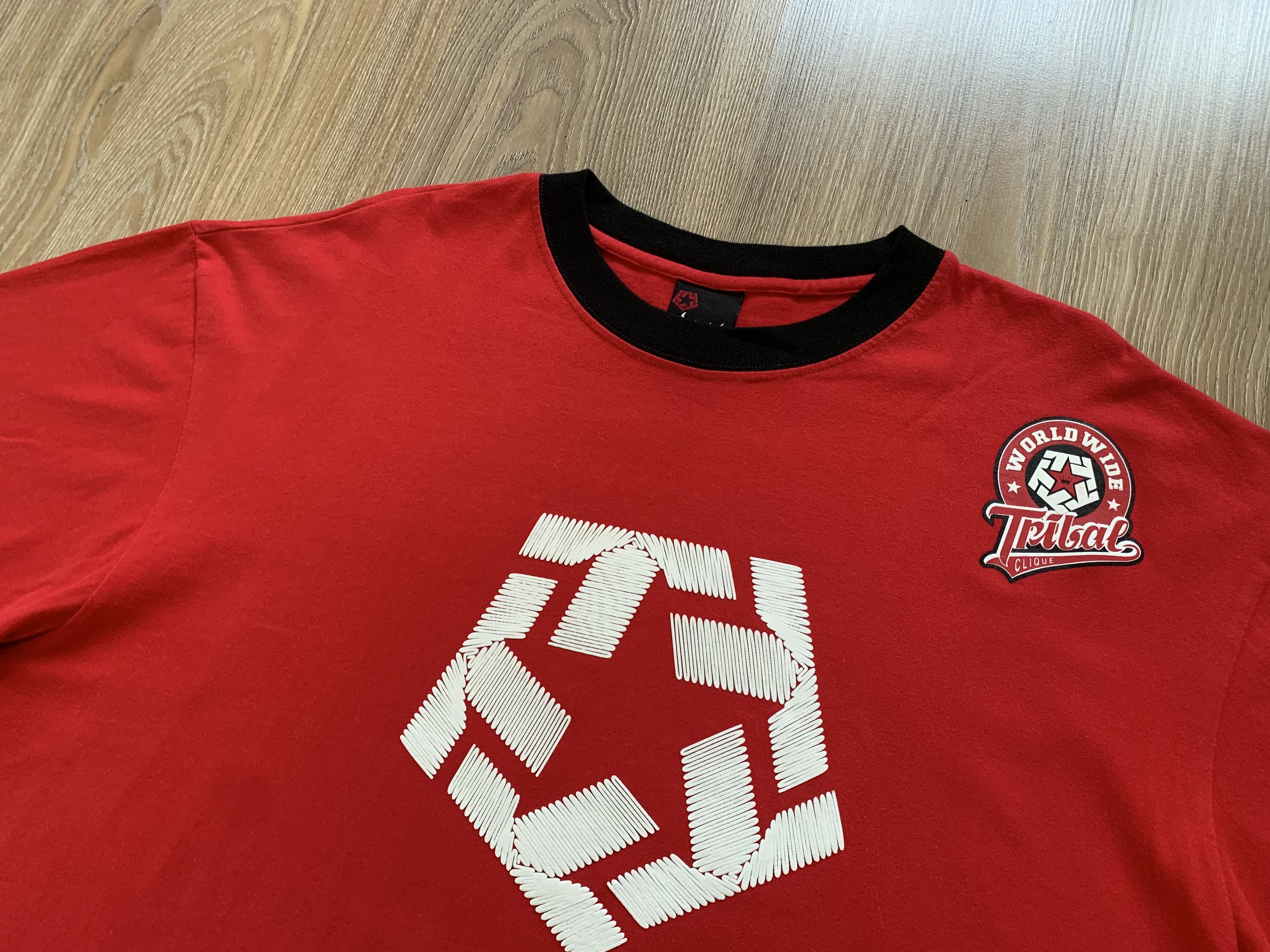 Tribal Streetwear × Vintage Tribal Gear Vintage Printed Logo T-Shirt Size US XXL / EU 58 / 5 - 4 Thumbnail